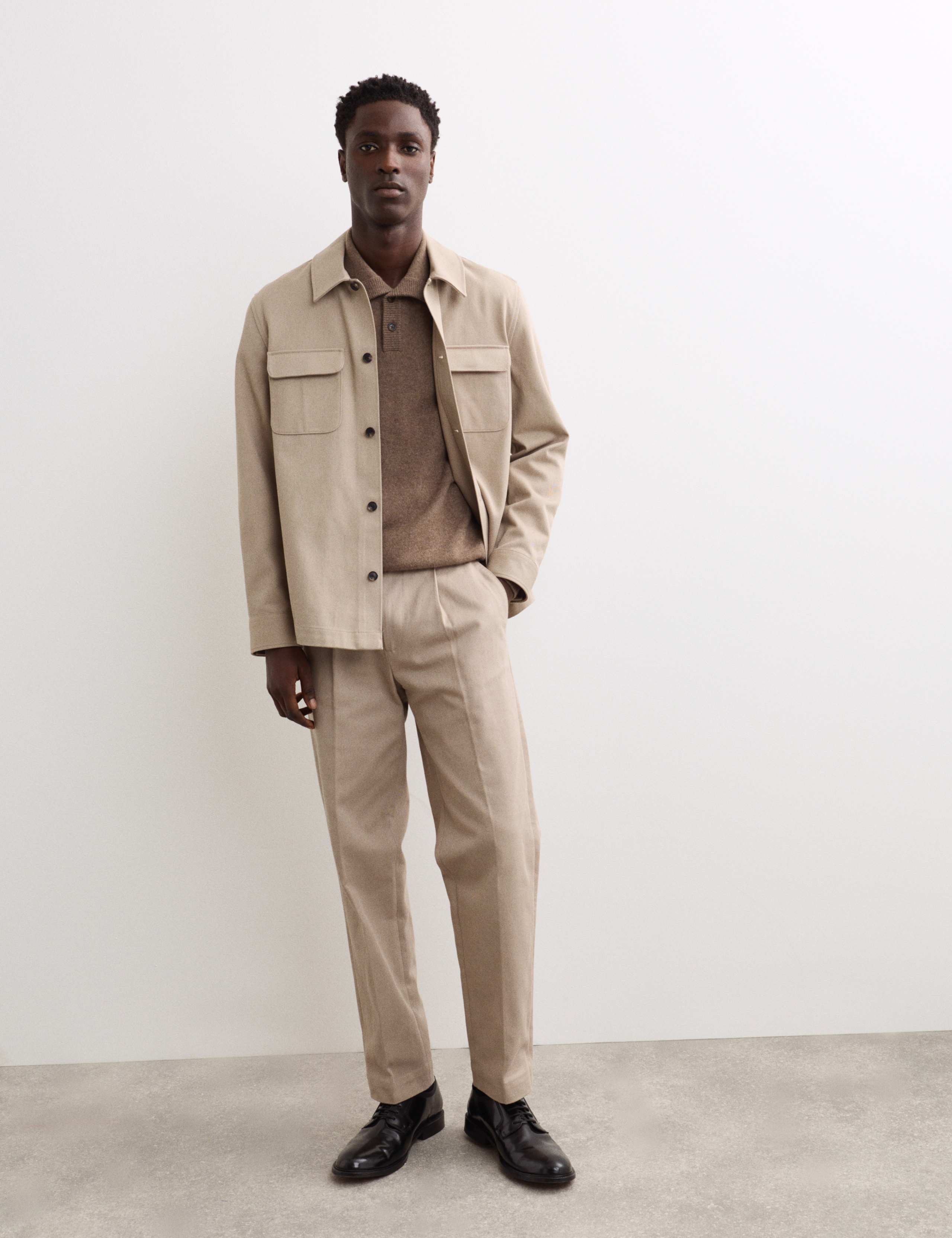 Pure Cotton Twill Overshirt 1 of 7