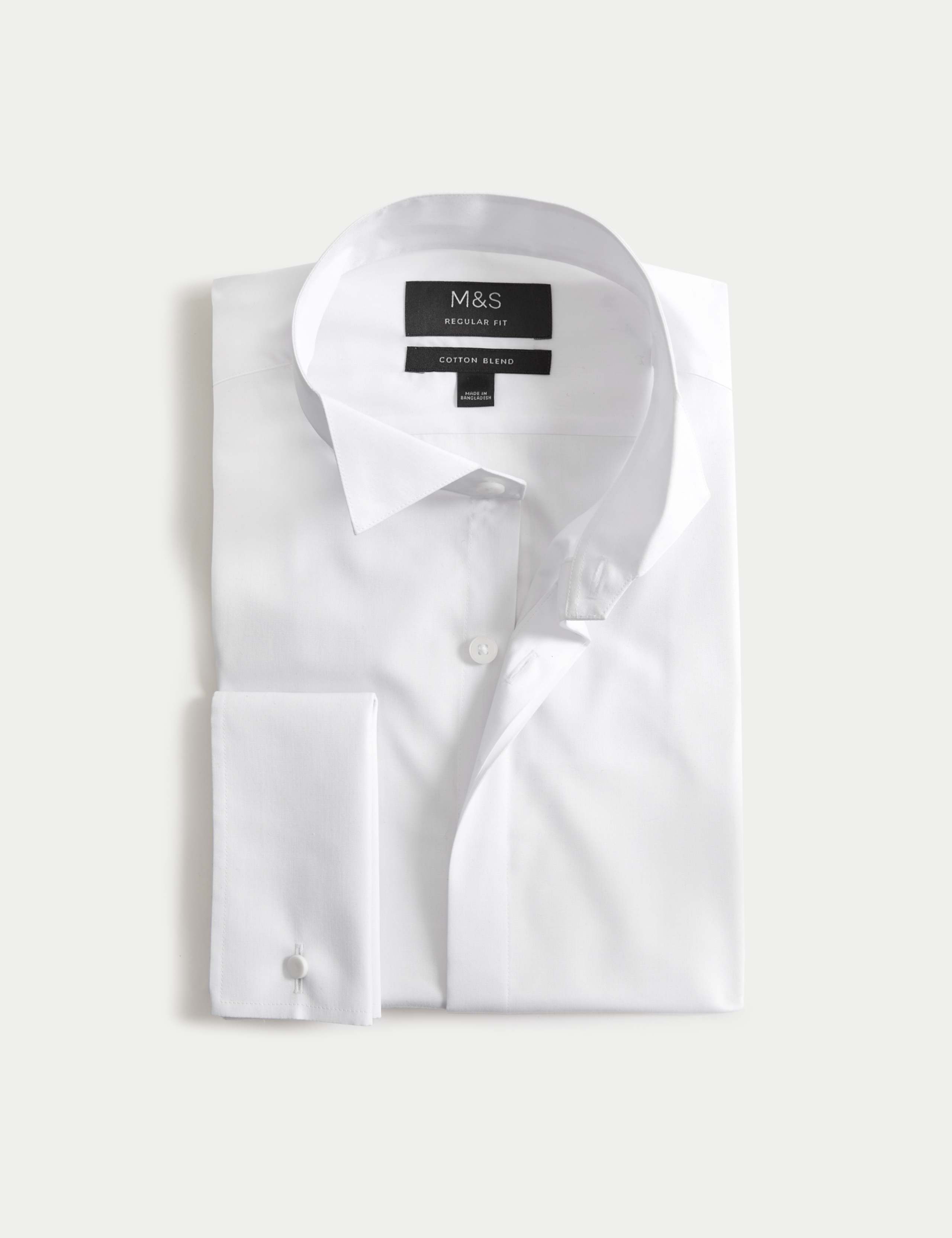 Regular Fit Cotton Blend Dress Shirt 2 of 6