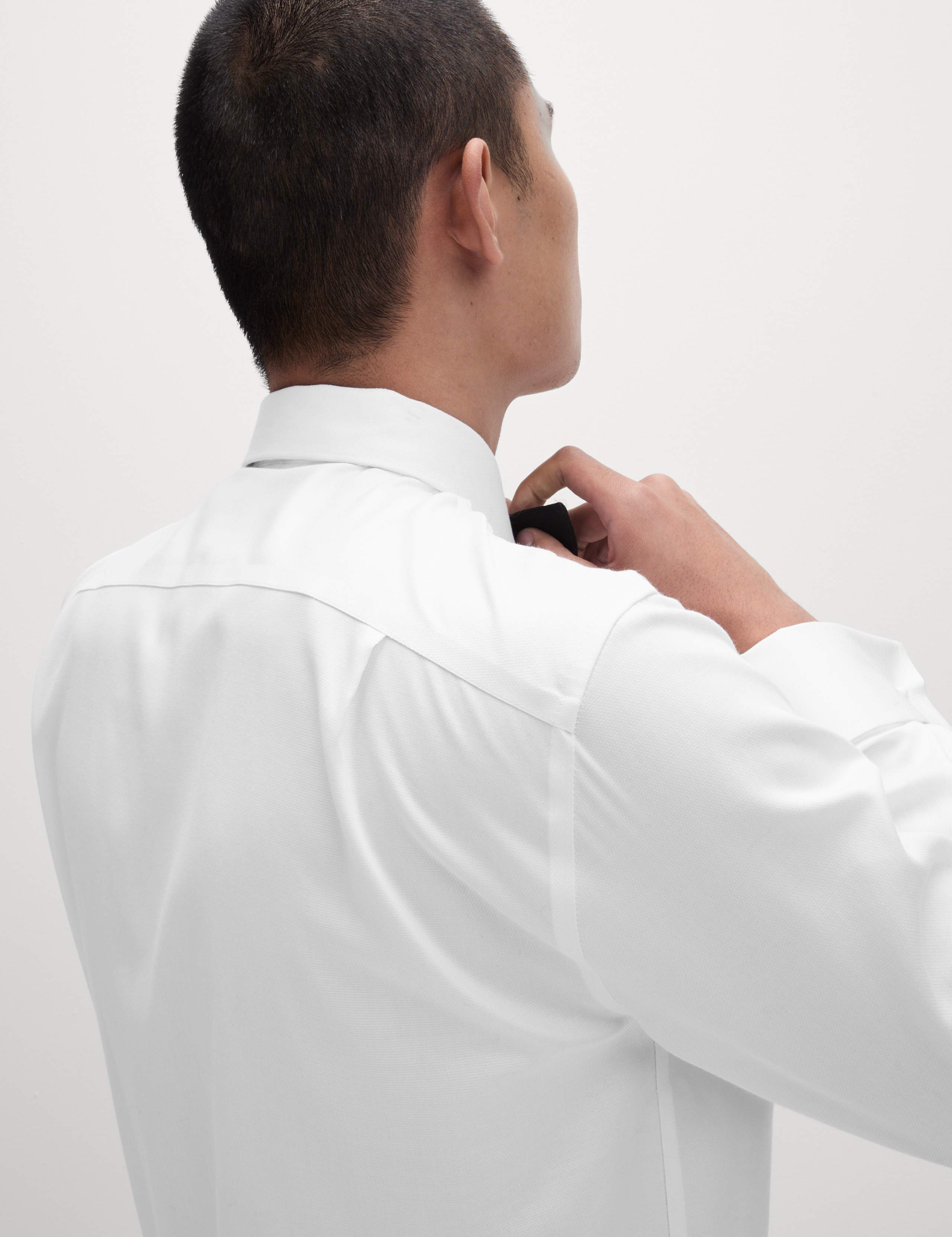 Regular Fit Cotton Dress Shirt with Bow Tie 6 of 6