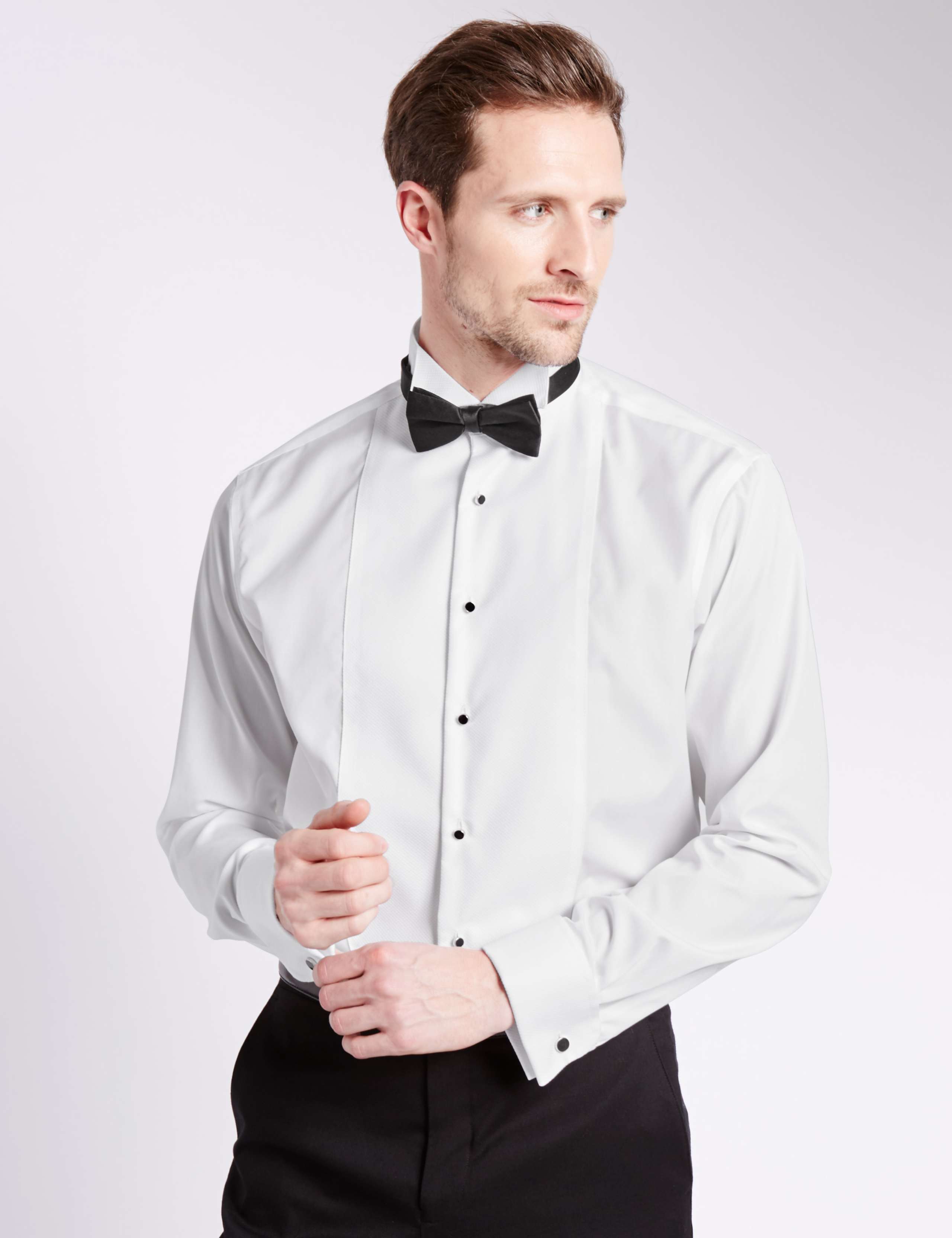 Longer Length Regular Fit Dinner Shirt 1 of 5