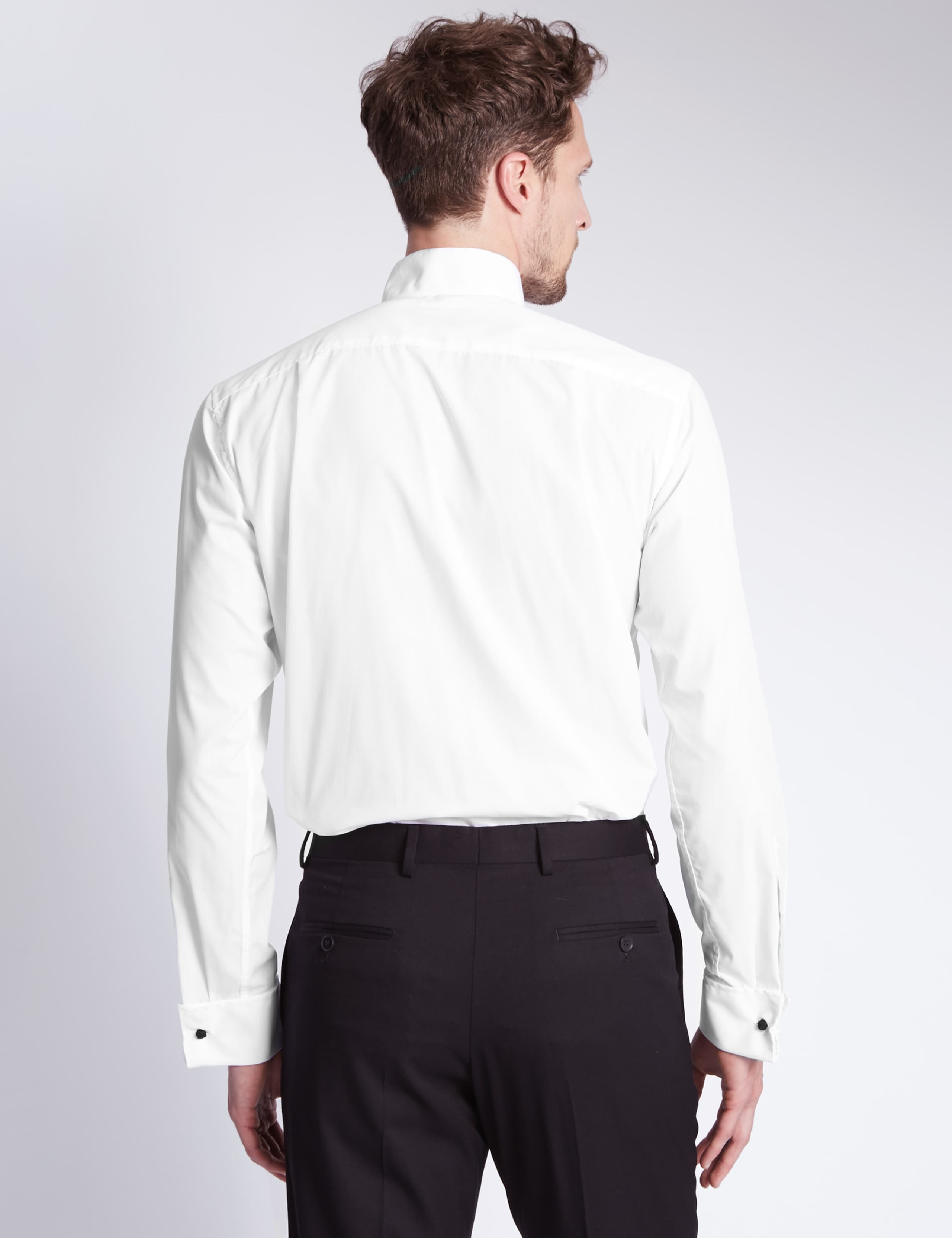 2in Longer Cotton Blend Regular Fit Shirt 3 of 4