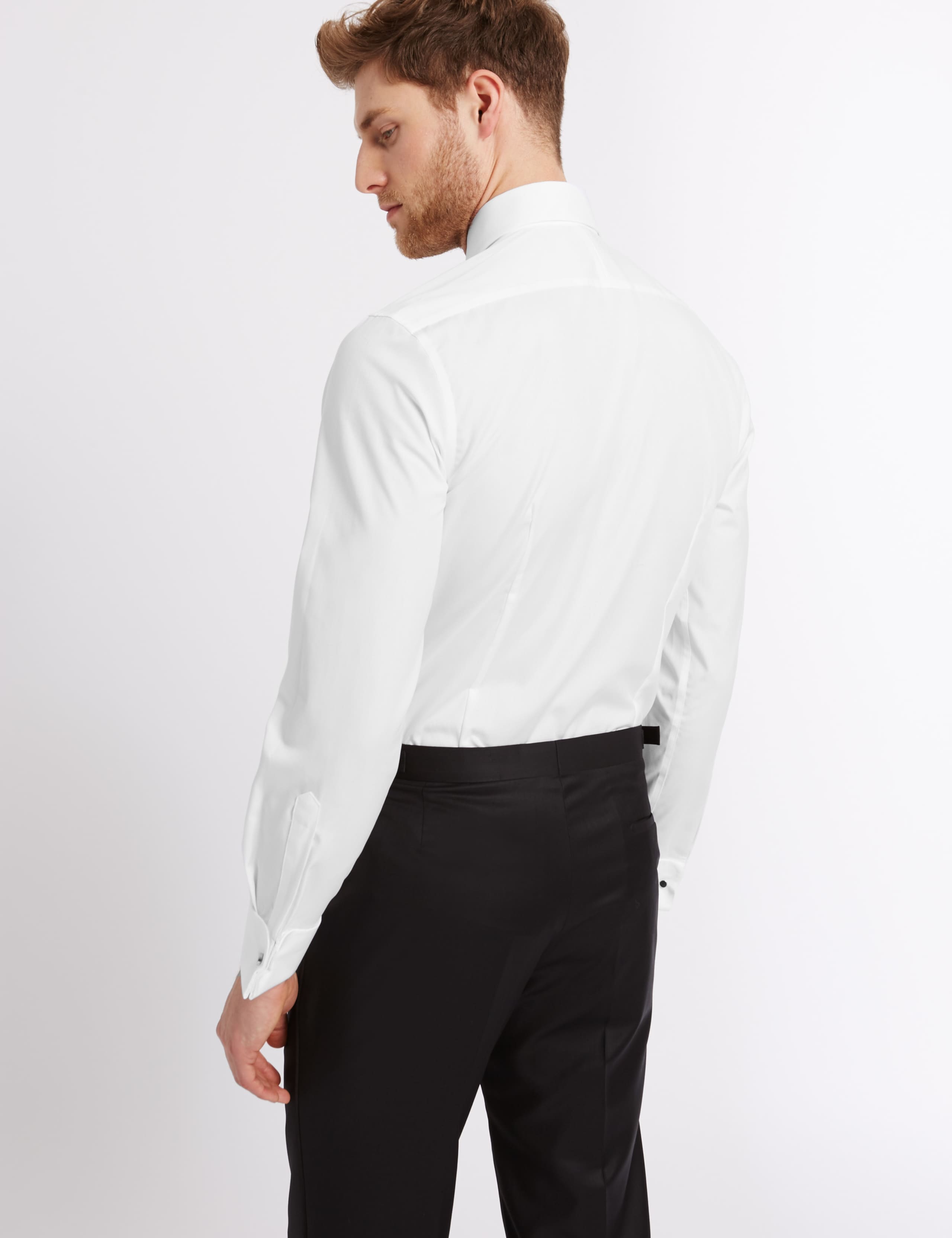 Pure Cotton Slim Fit Dinner Shirt 3 of 5