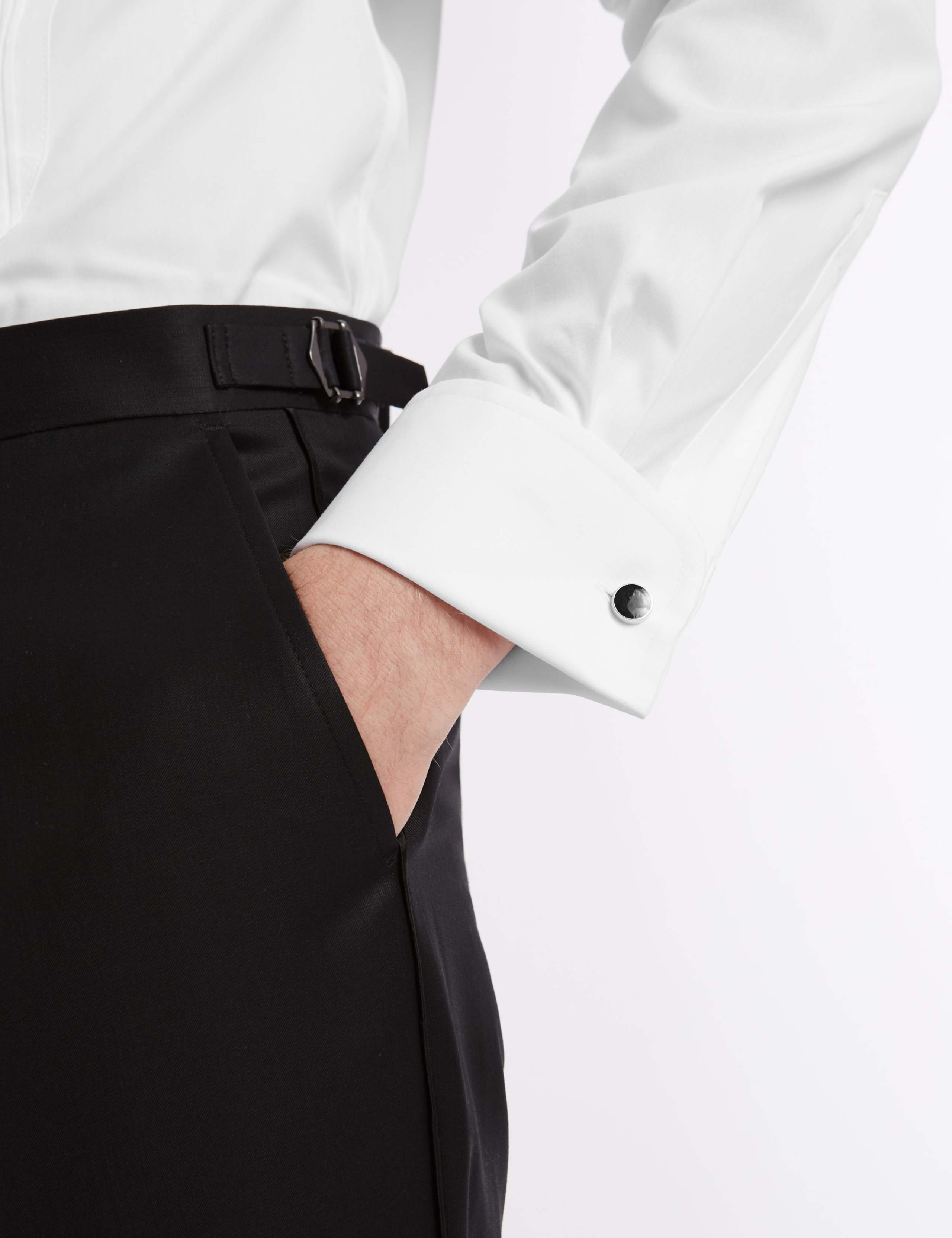 Pure Cotton Slim Fit Dinner Shirt 5 of 5