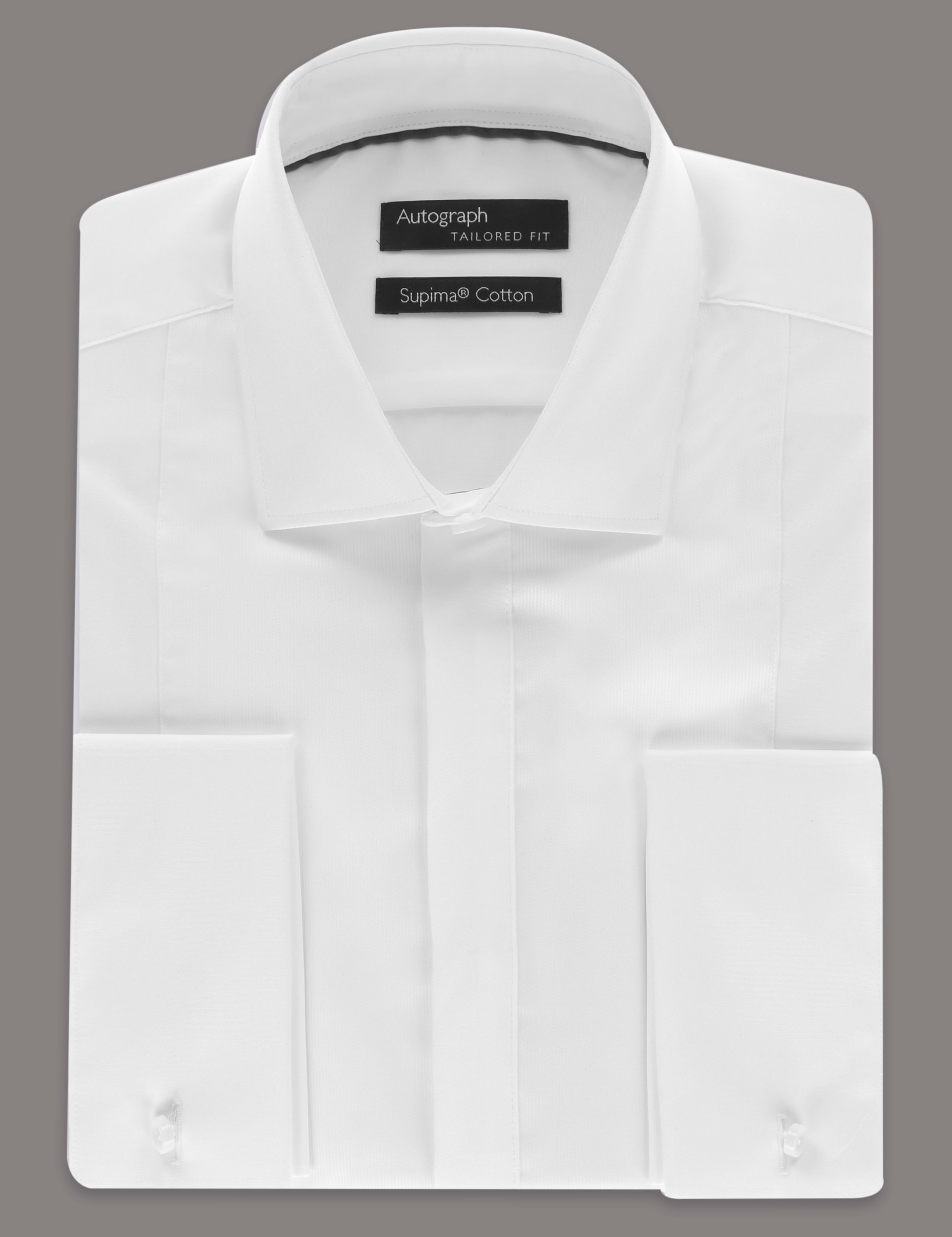 Pure Cotton Tailored Fit Dinner Shirt 2 of 4