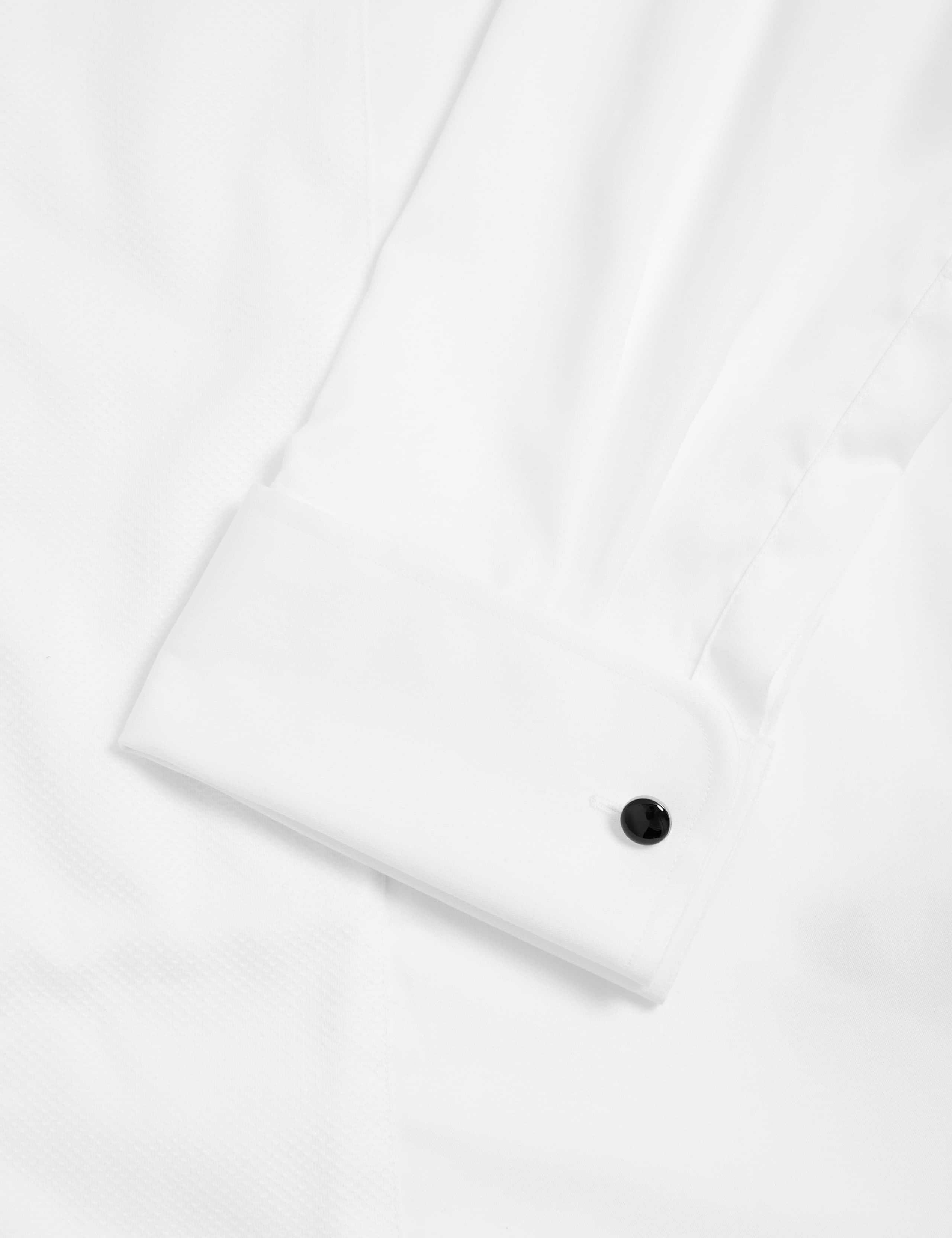 Tailored Fit Luxury Cotton Double Cuff Dress Shirt 3 of 8