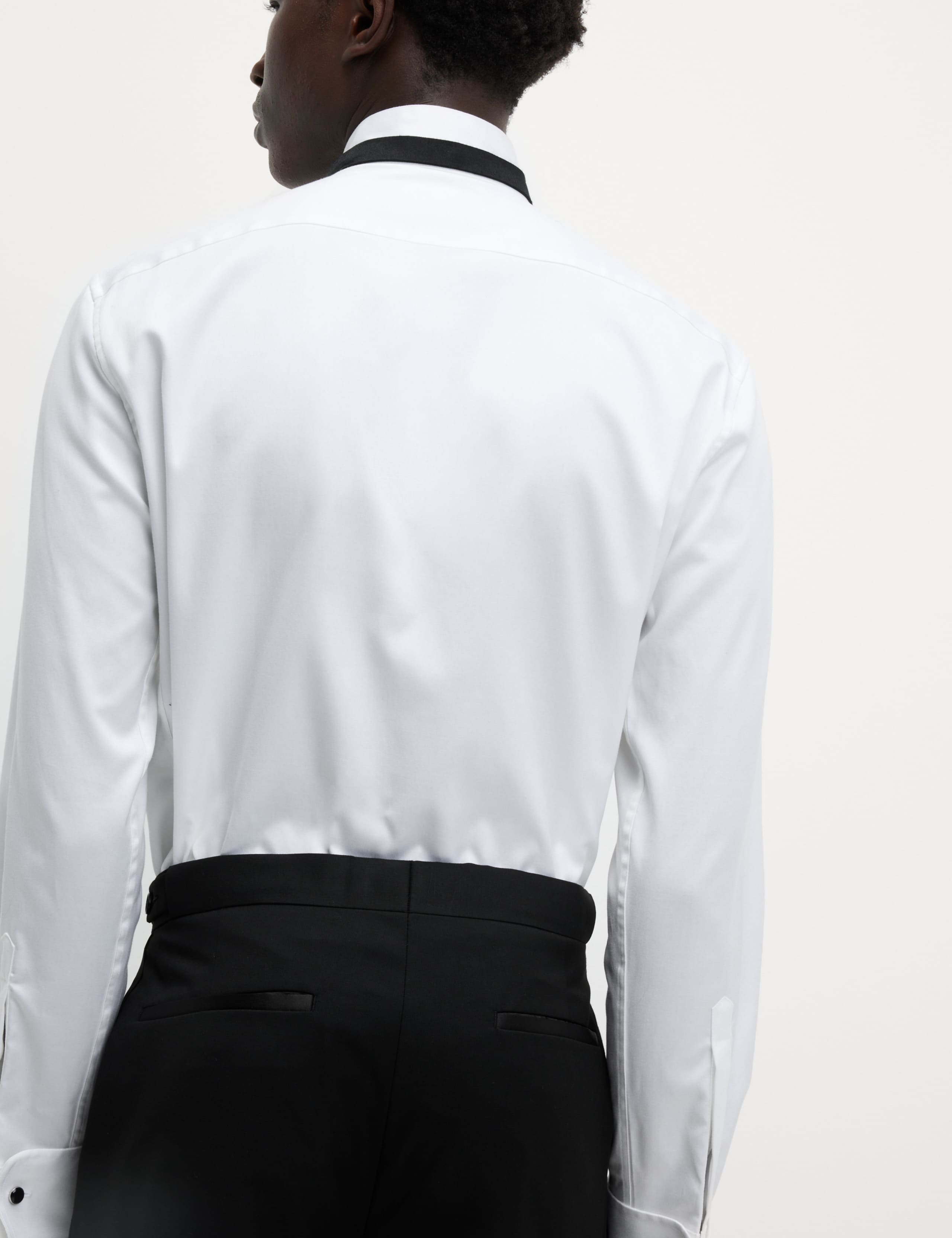 Tailored Fit Luxury Cotton Double Cuff Dress Shirt 7 of 8