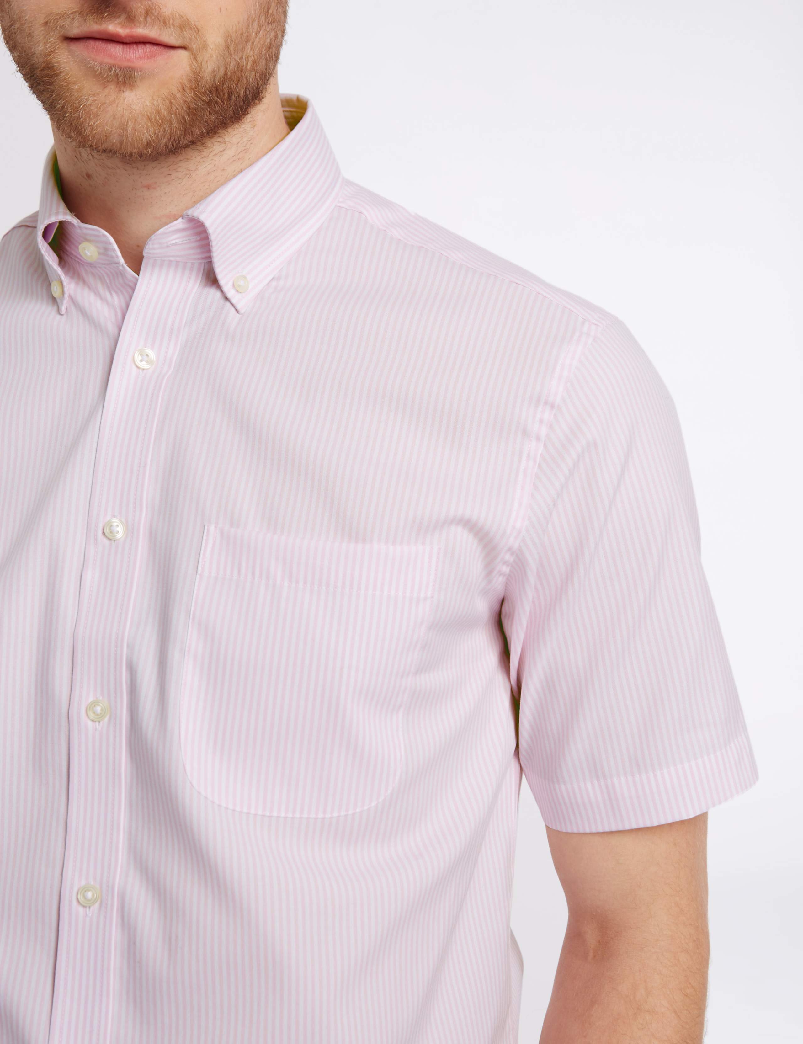 Pure Cotton Easy to Iron Shirt with Pocket 4 of 4