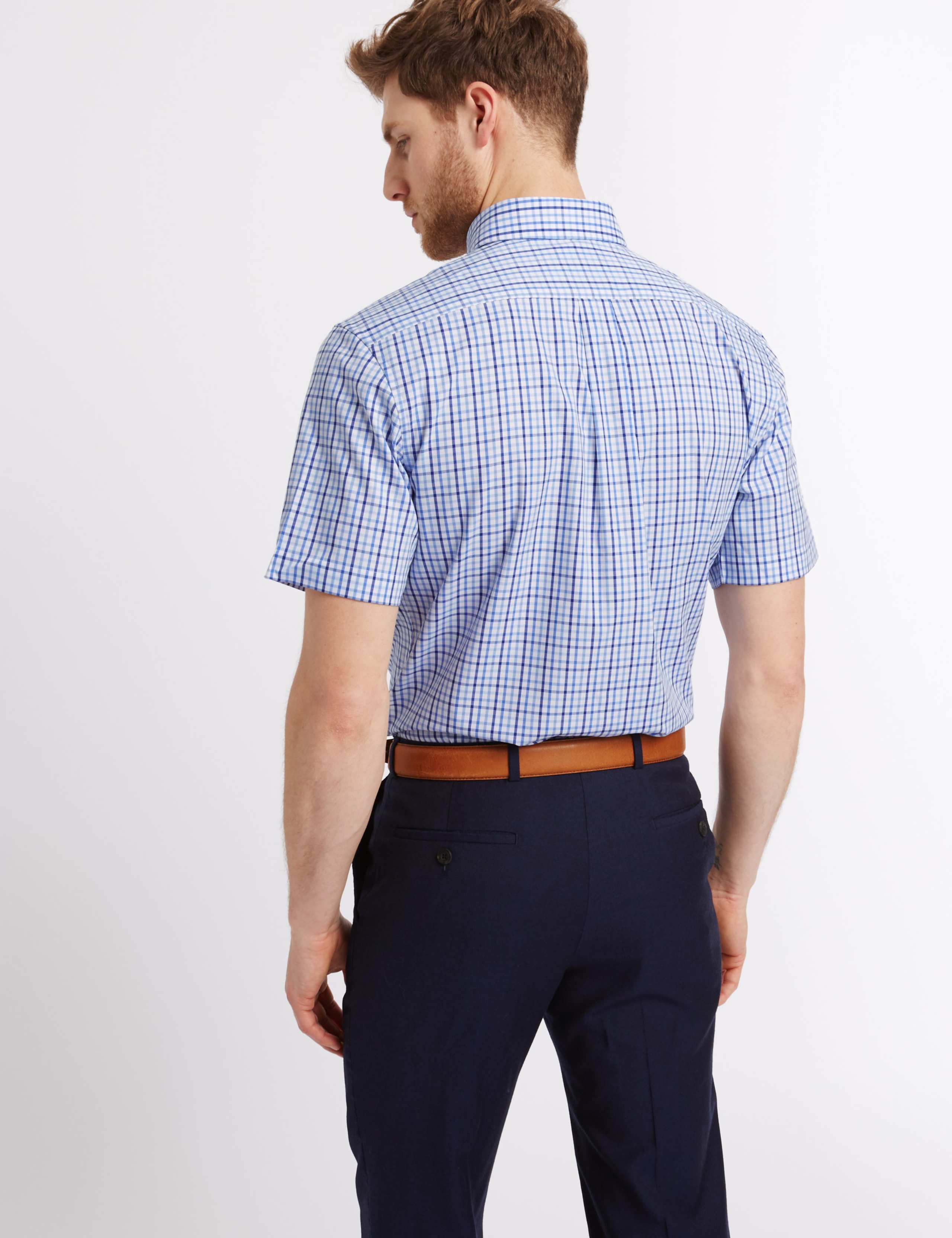 Pure Cotton Easy to Iron Regular Fit Shirt 3 of 4