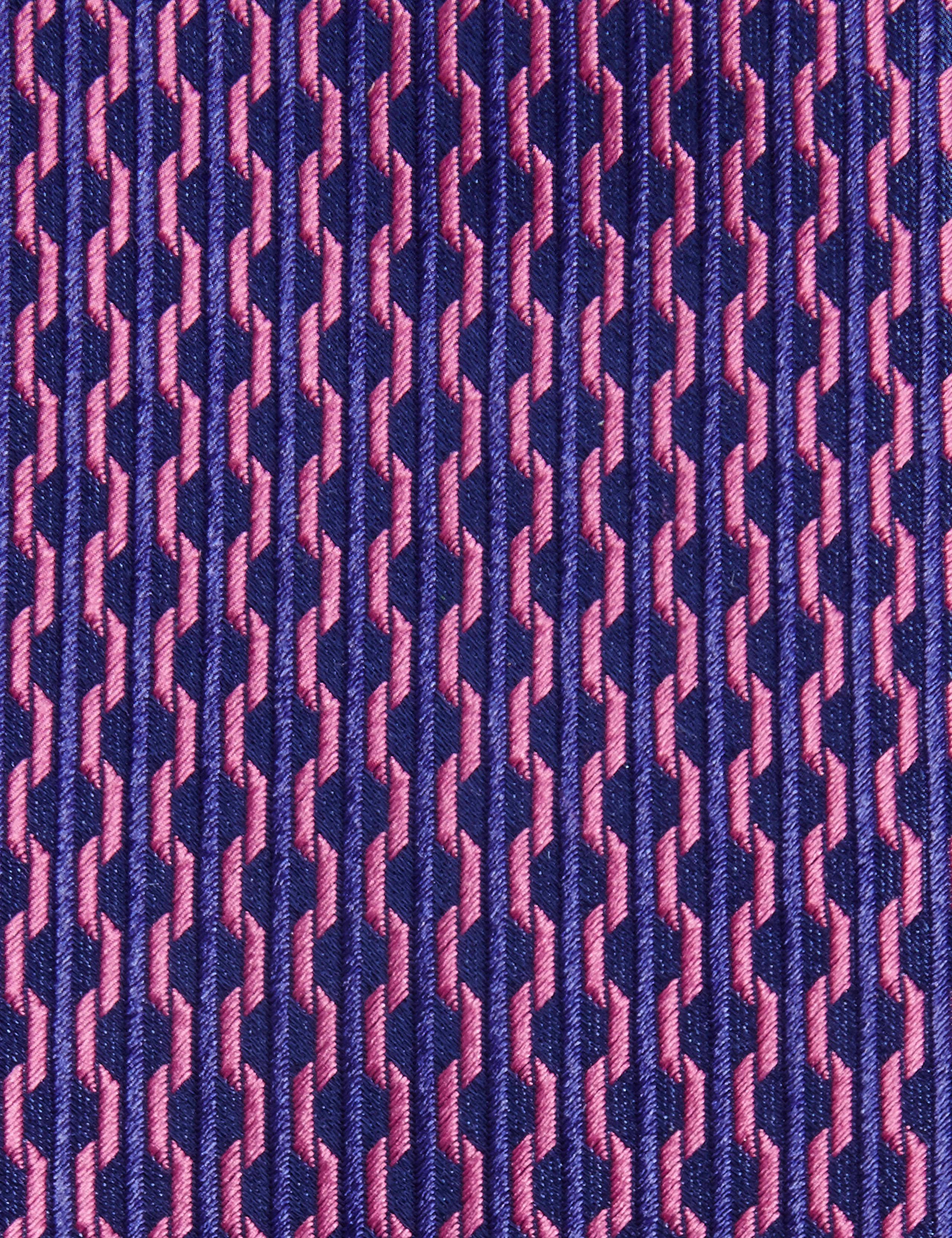 Pure Silk Geometric Tie 3 of 3