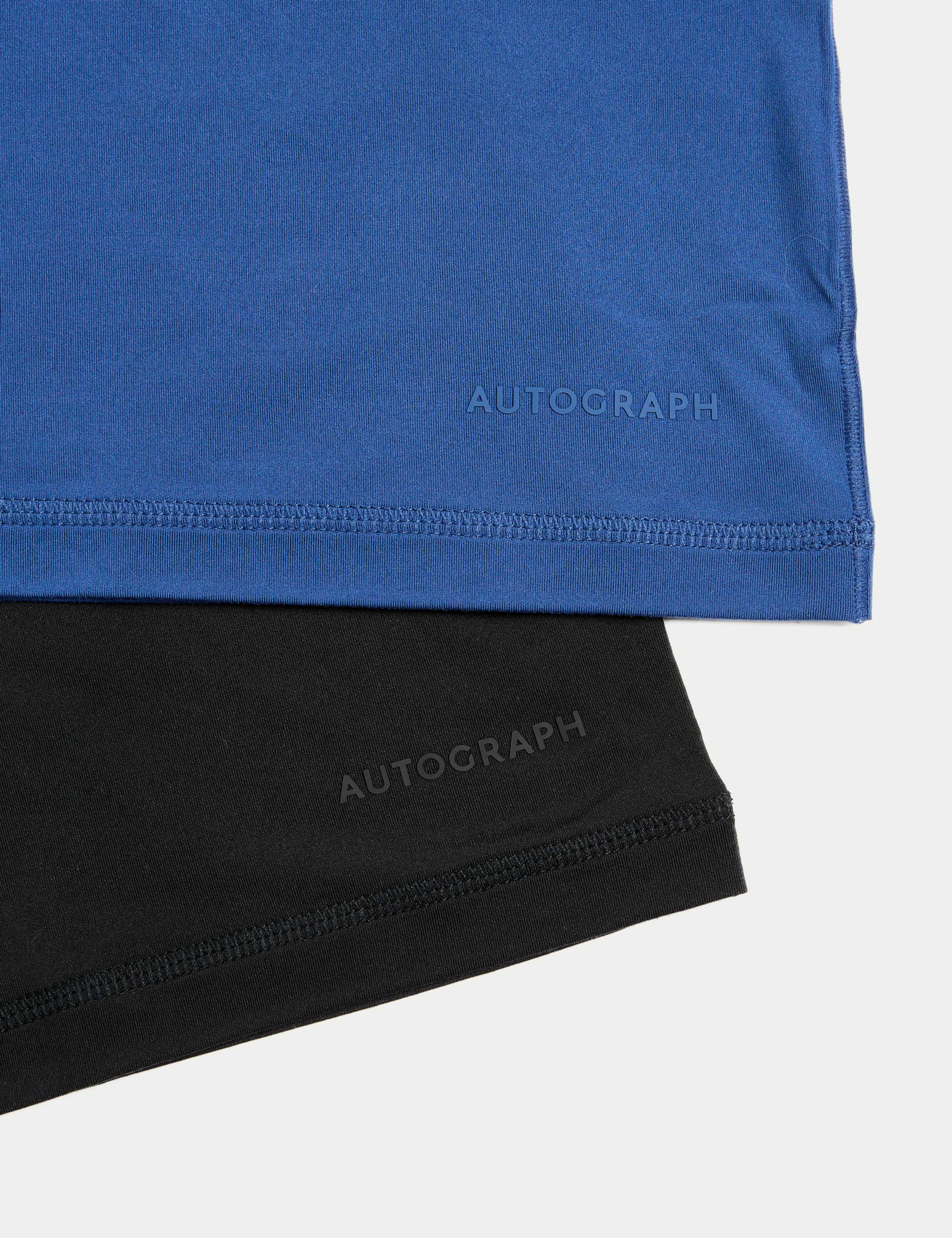 2pk Sport Crew Neck T-Shirt Vests with Stretch 2 of 3