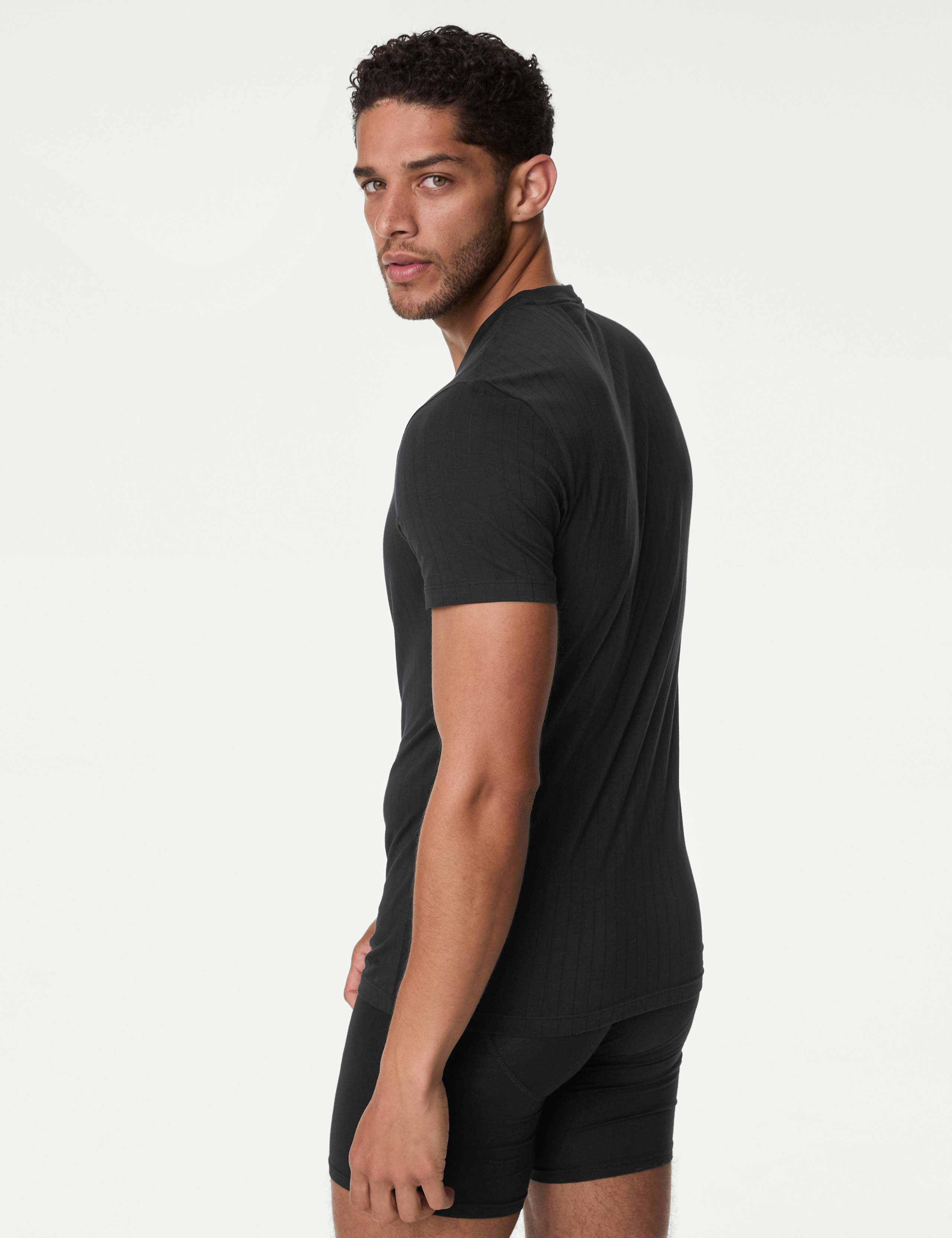 2 Pack Supima® Cotton Drop Needle Vest Box 2 of 4