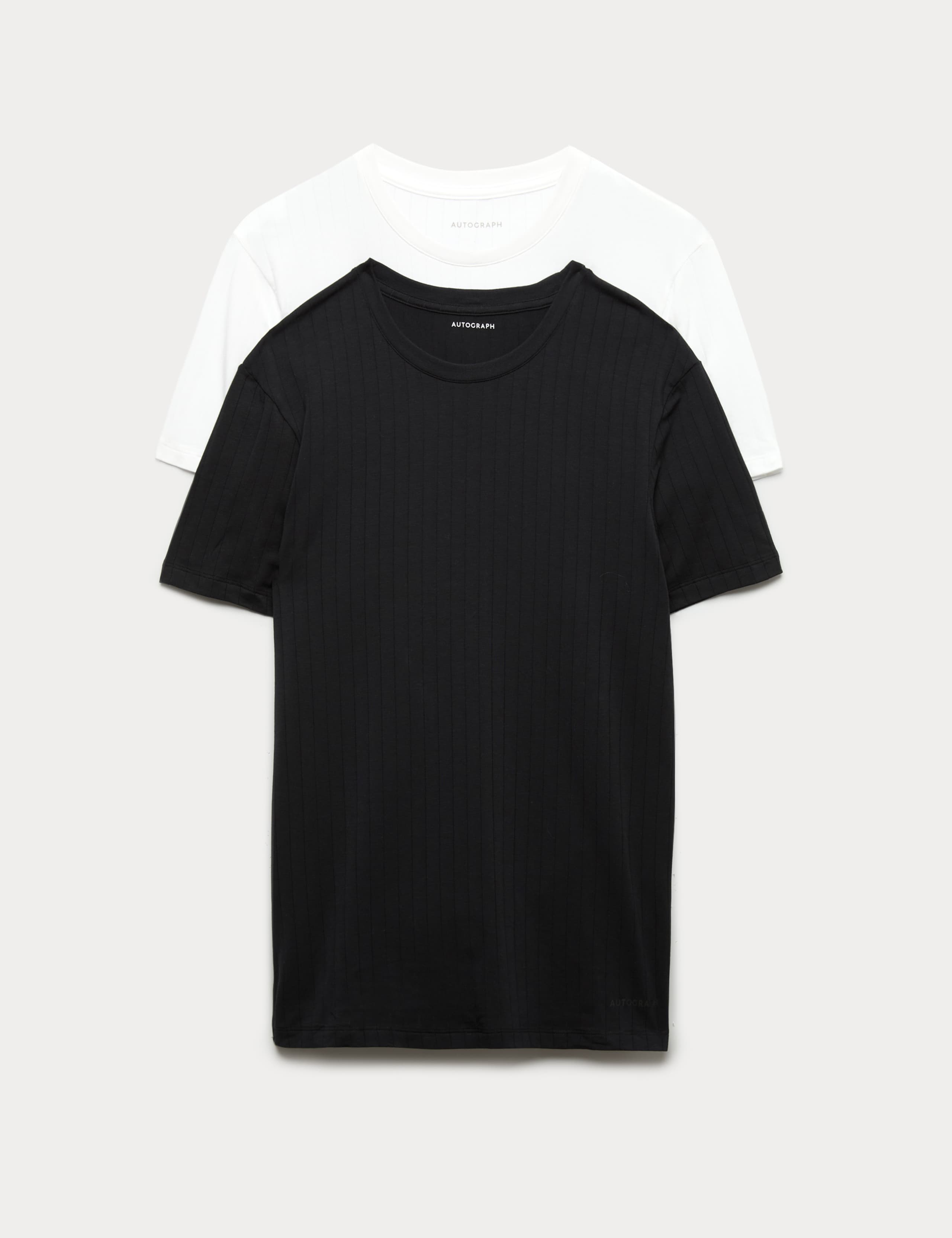 2 Pack Supima® Cotton Drop Needle Vest Box 1 of 2