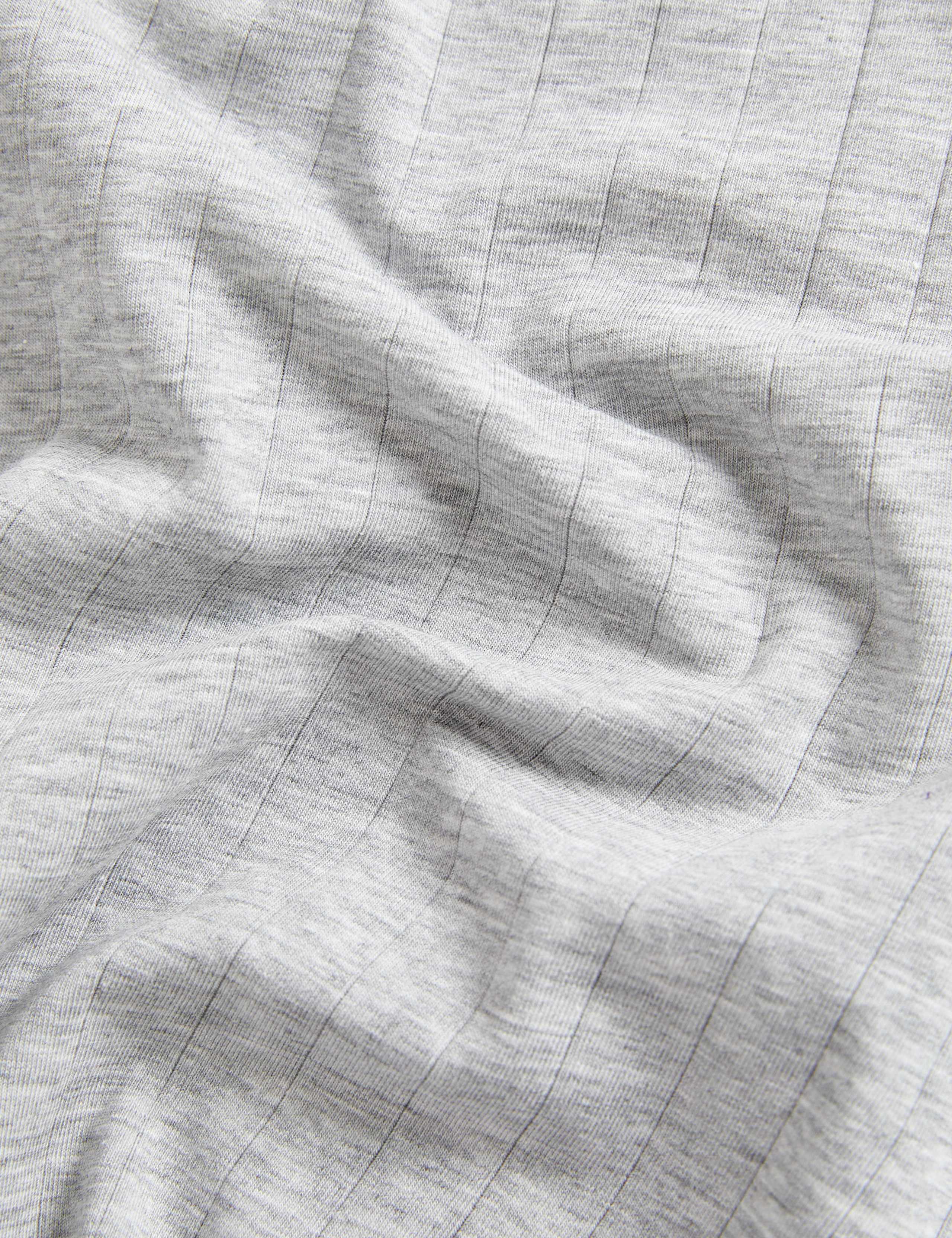 2pk Supima® Cotton Drop Needle Sleeveless Vest Box 6 of 6