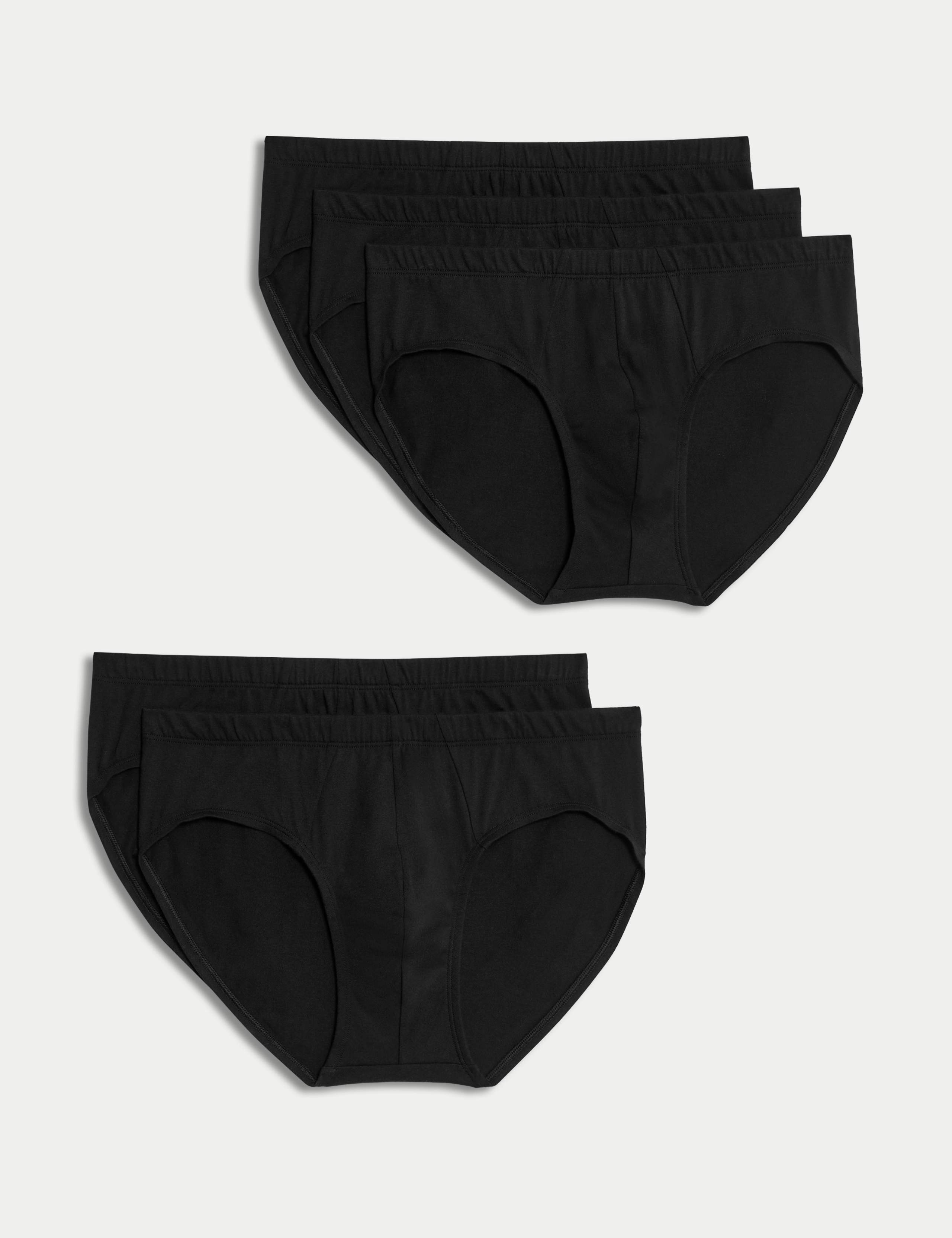 5 Pack Pure Cotton Cool & Fresh™ Briefs 1 of 1