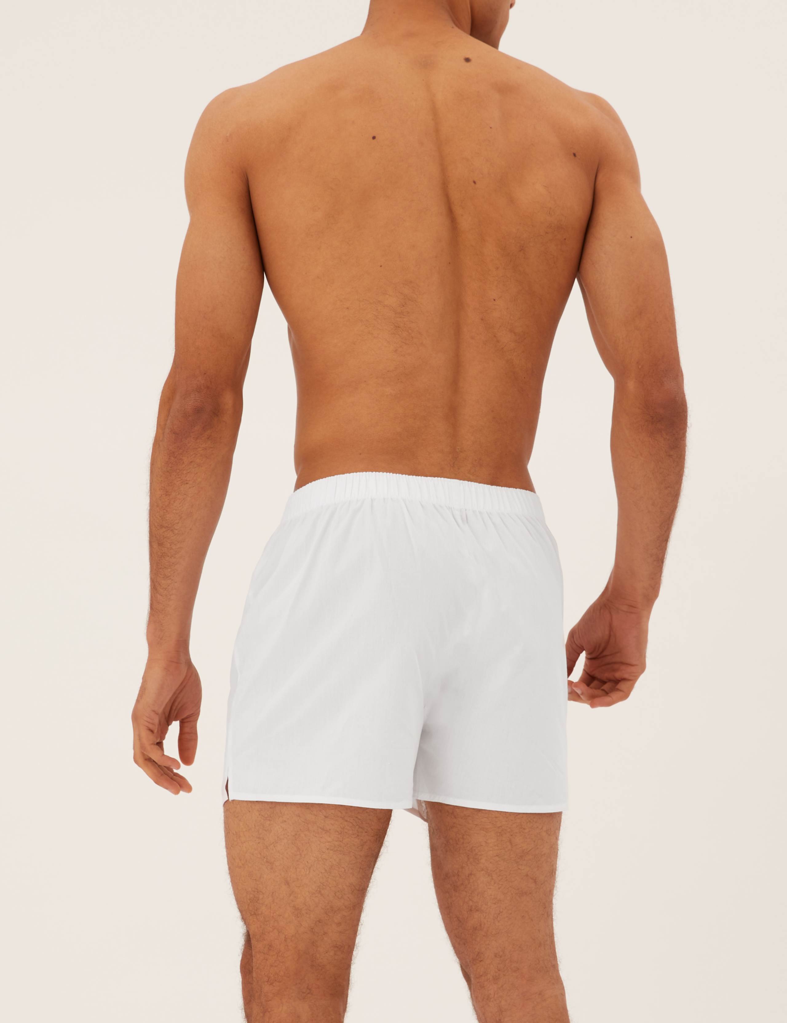 3 Pack Pure Cotton Woven Boxers 3 of 3