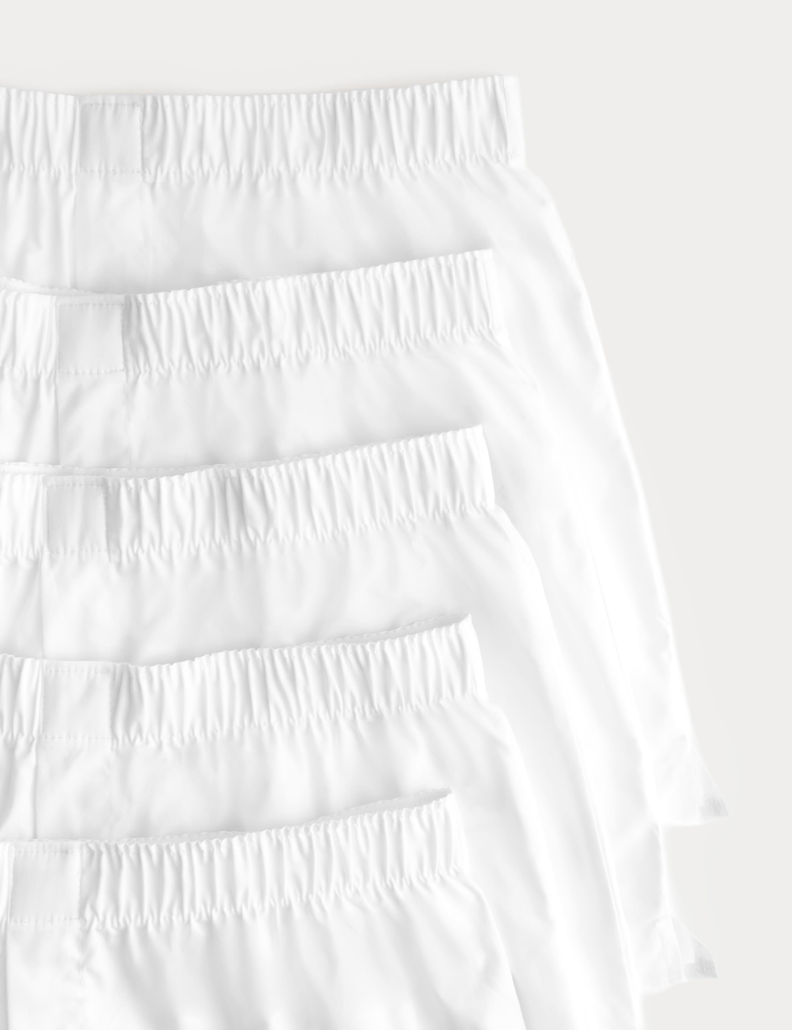 5 Pack Pure Cotton Woven Boxers 3 of 3