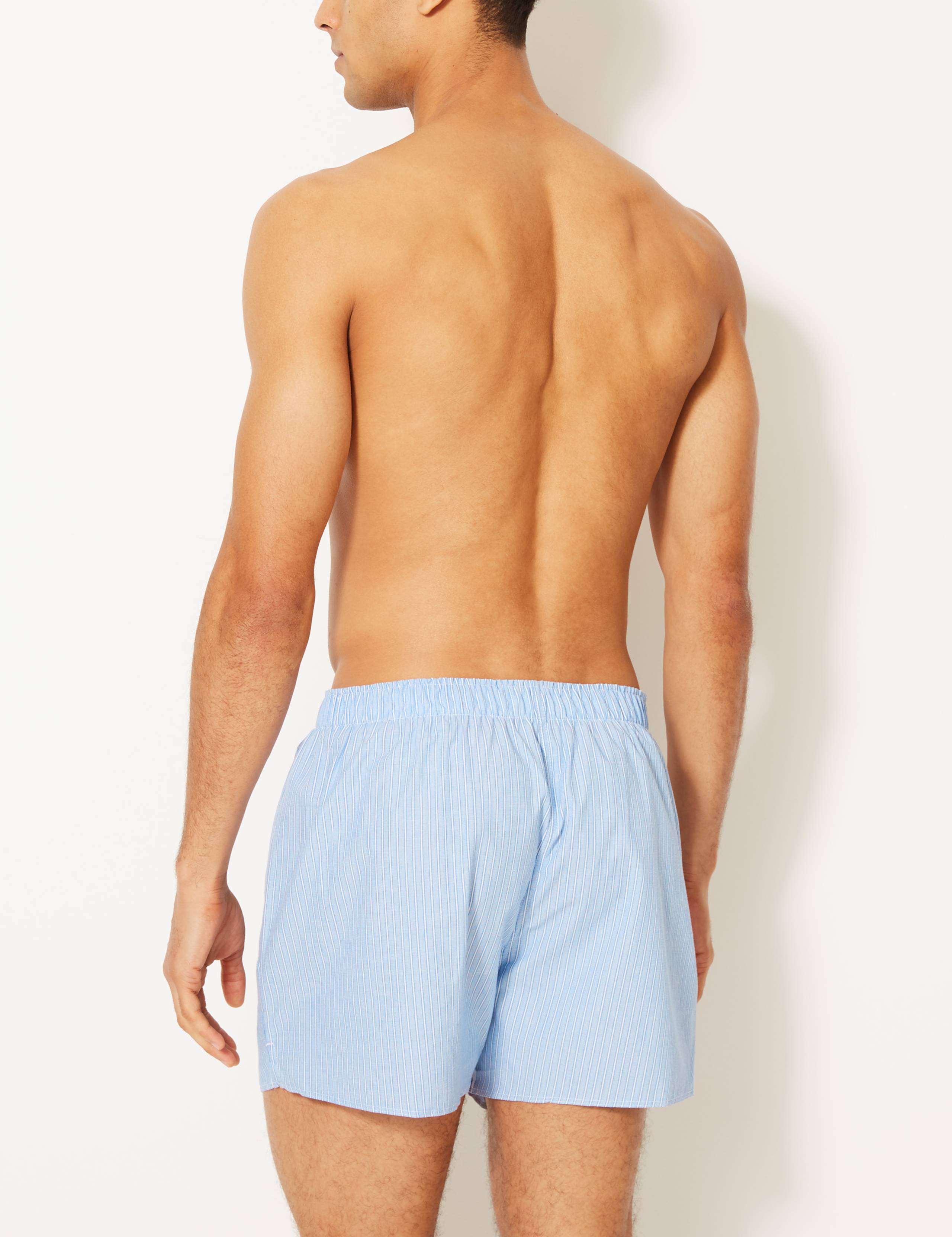 3 Packs Pure Cotton Boxers 3 of 3