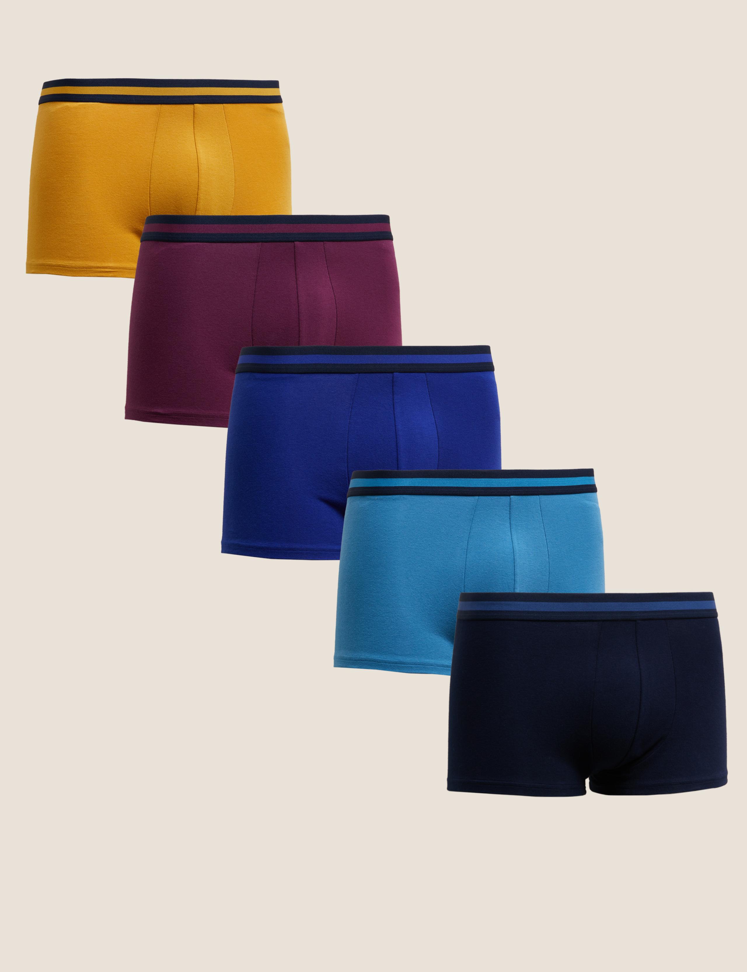 5 Pack Cotton Rich Cool & Fresh™ Hipsters 1 of 3