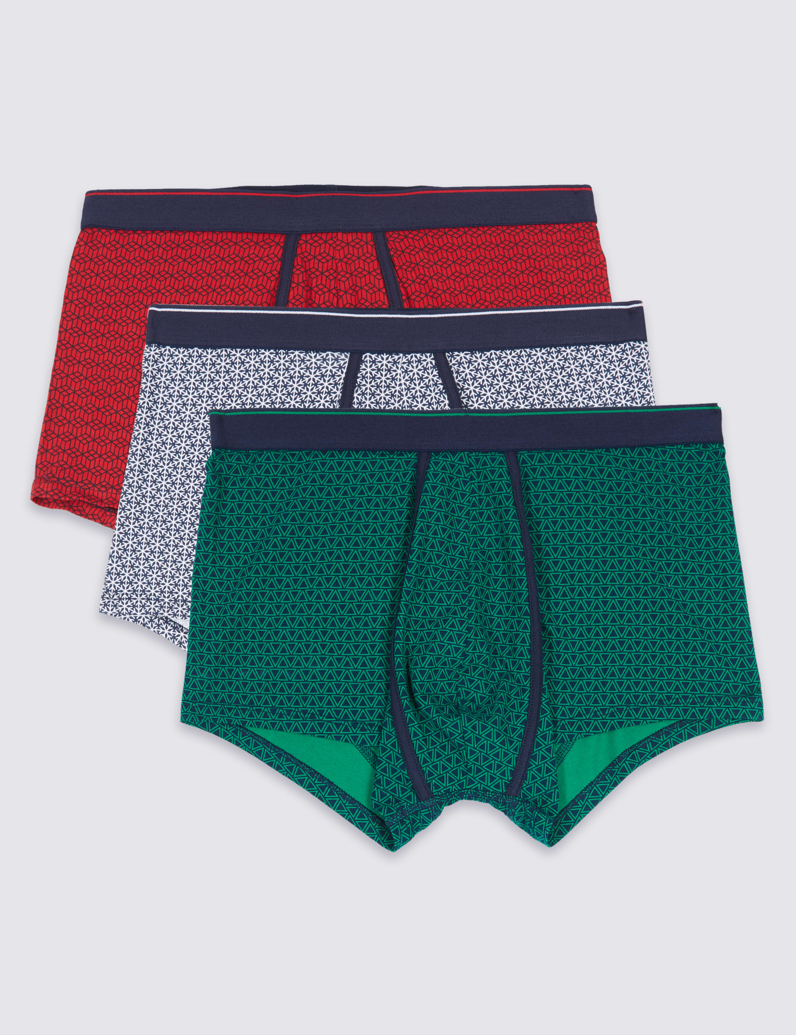 3pk Cotton Rich Hipsters 2 of 3