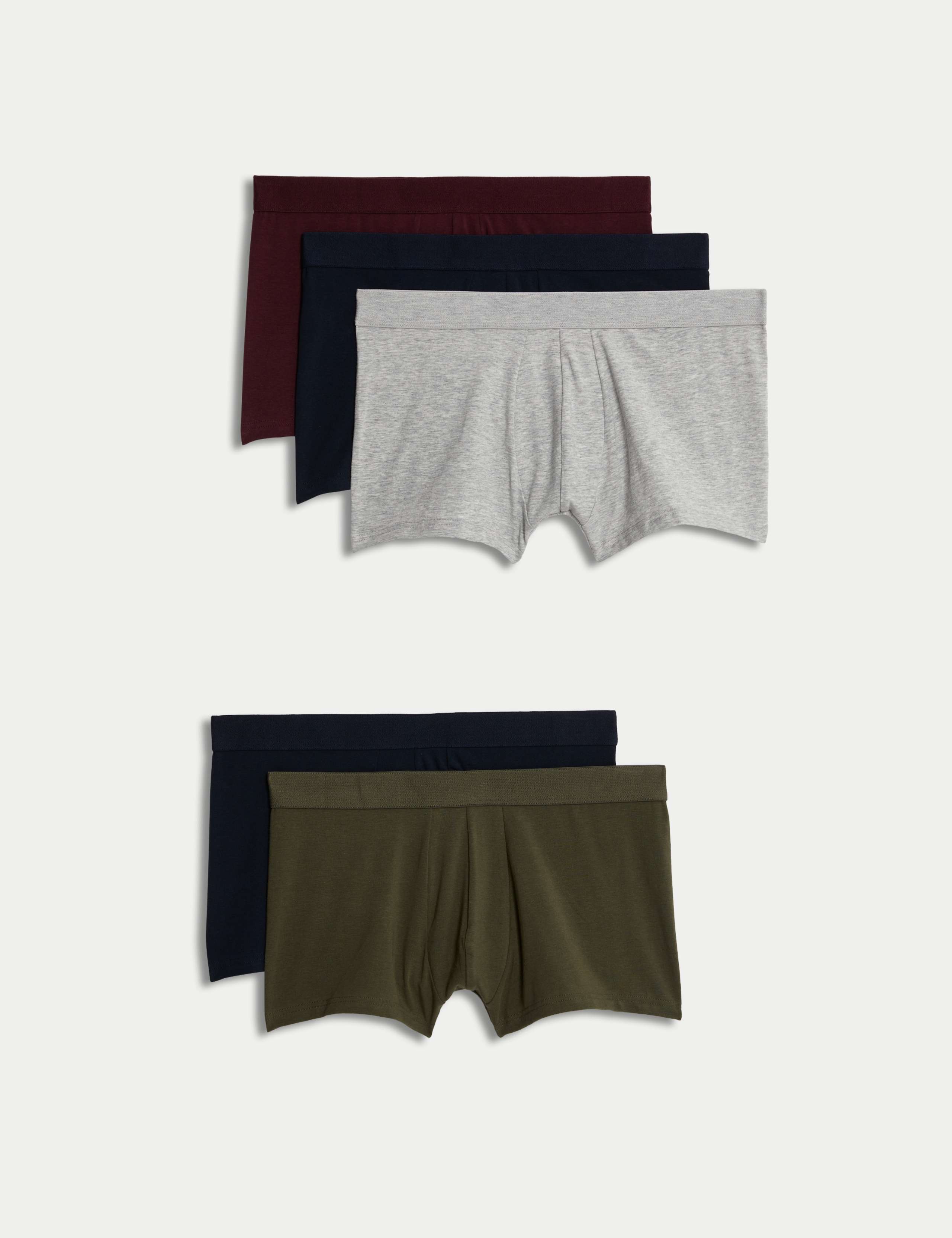 5pk Cotton Stretch Cool & Fresh™ Hipsters 1 of 3