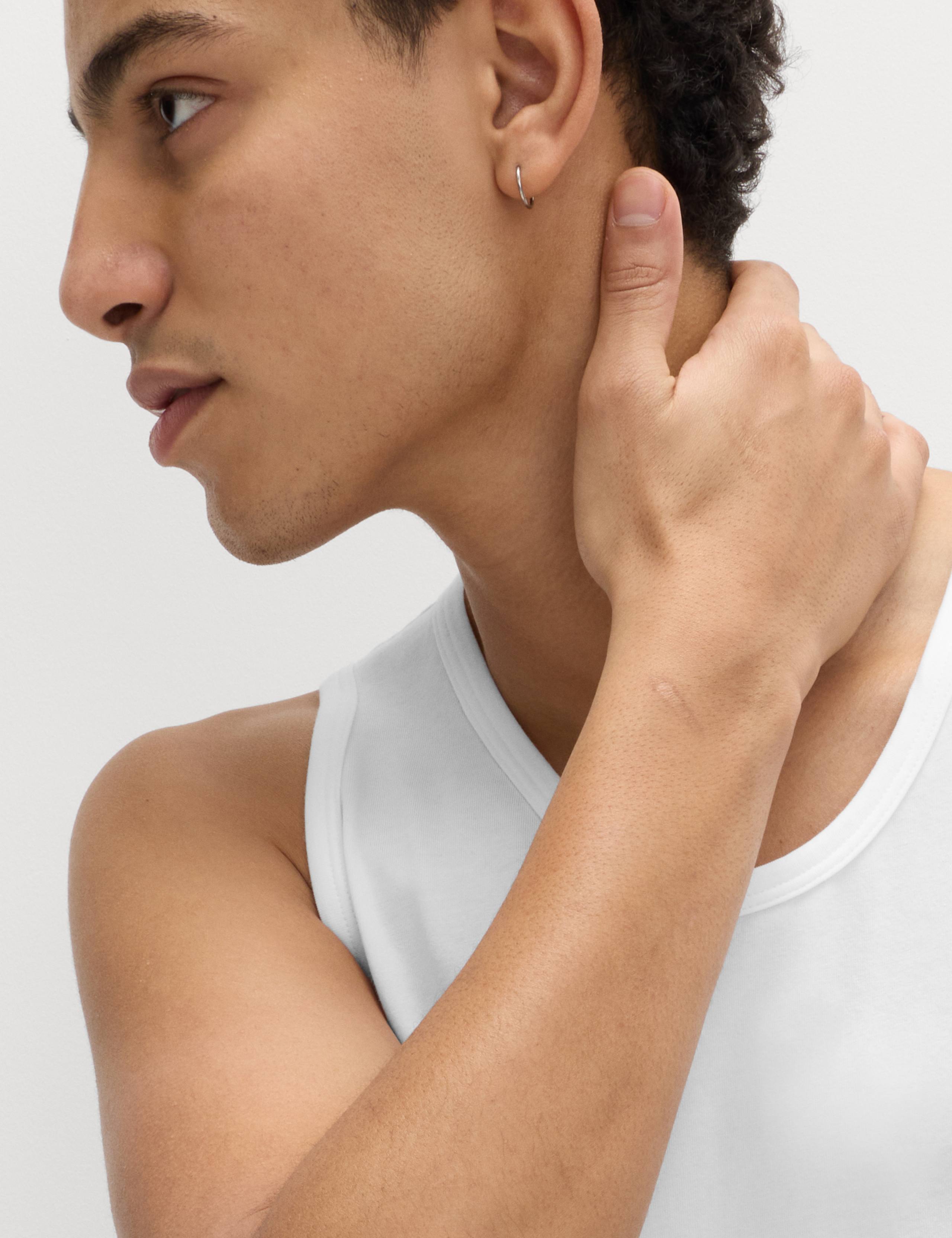 3 Pack Cotton Stretch Cool & Fresh™ Vests 3 of 5