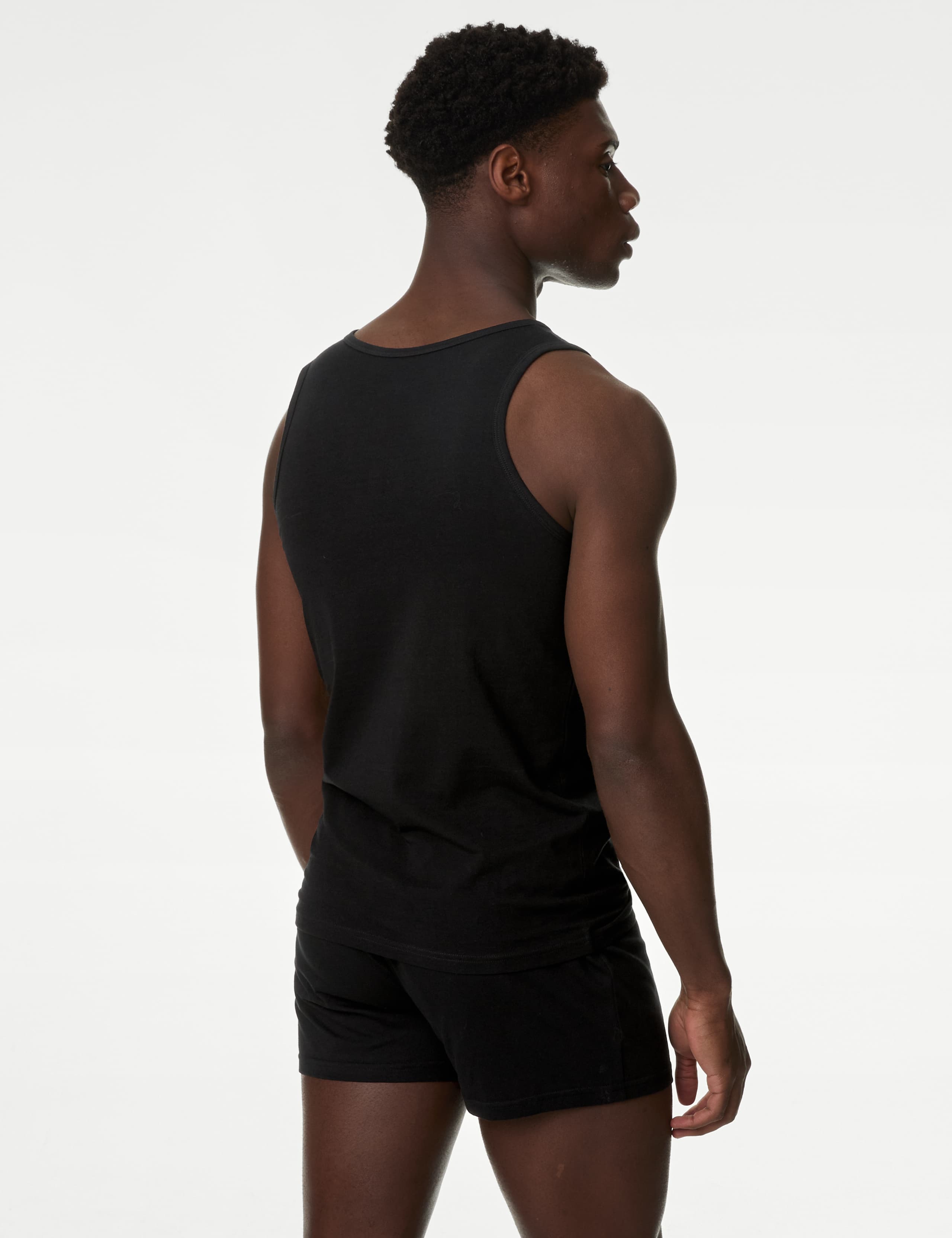 3 Pack Cotton Rich Cool & Fresh™ Vests 3 of 5