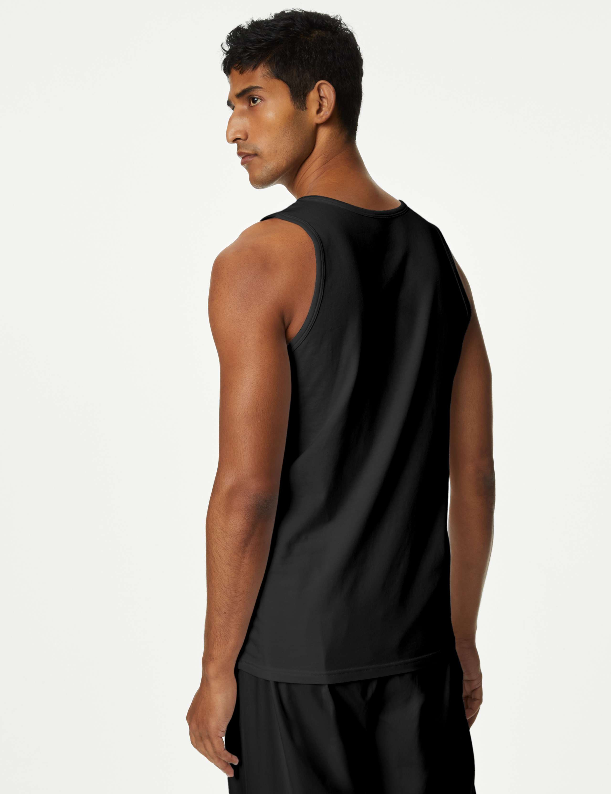 3 Pack Cotton Rich Cool & Fresh™ Vests 5 of 5