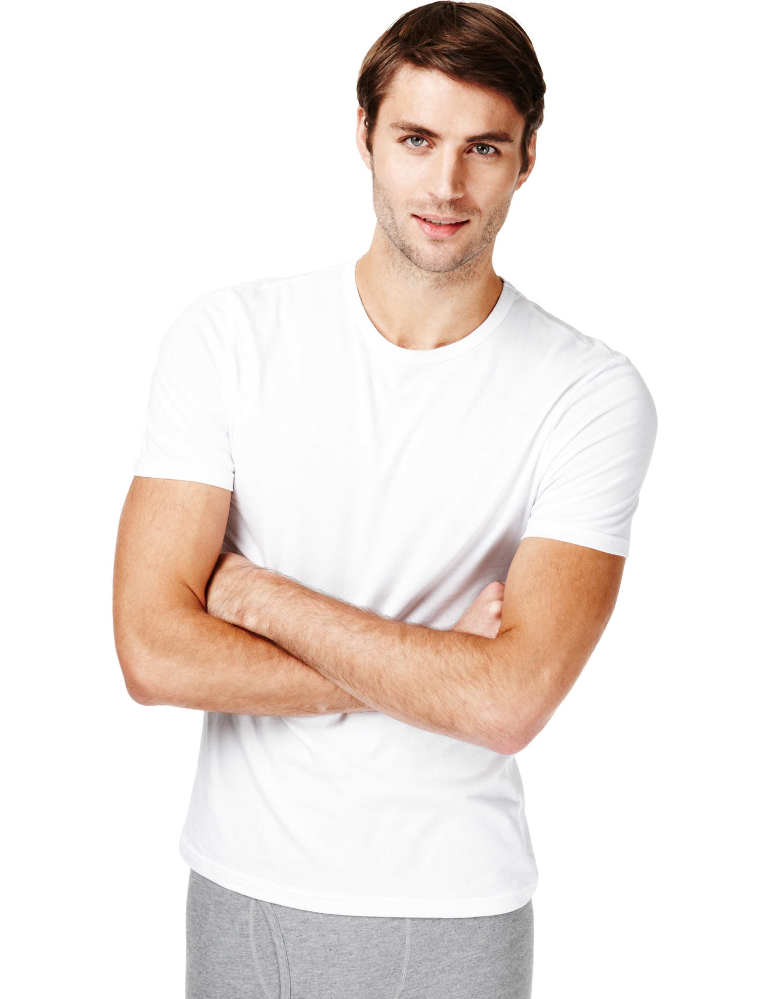 2 Pack Cool & Fresh™ Stretch Cotton Vests with StayNEW™ 1 of 1