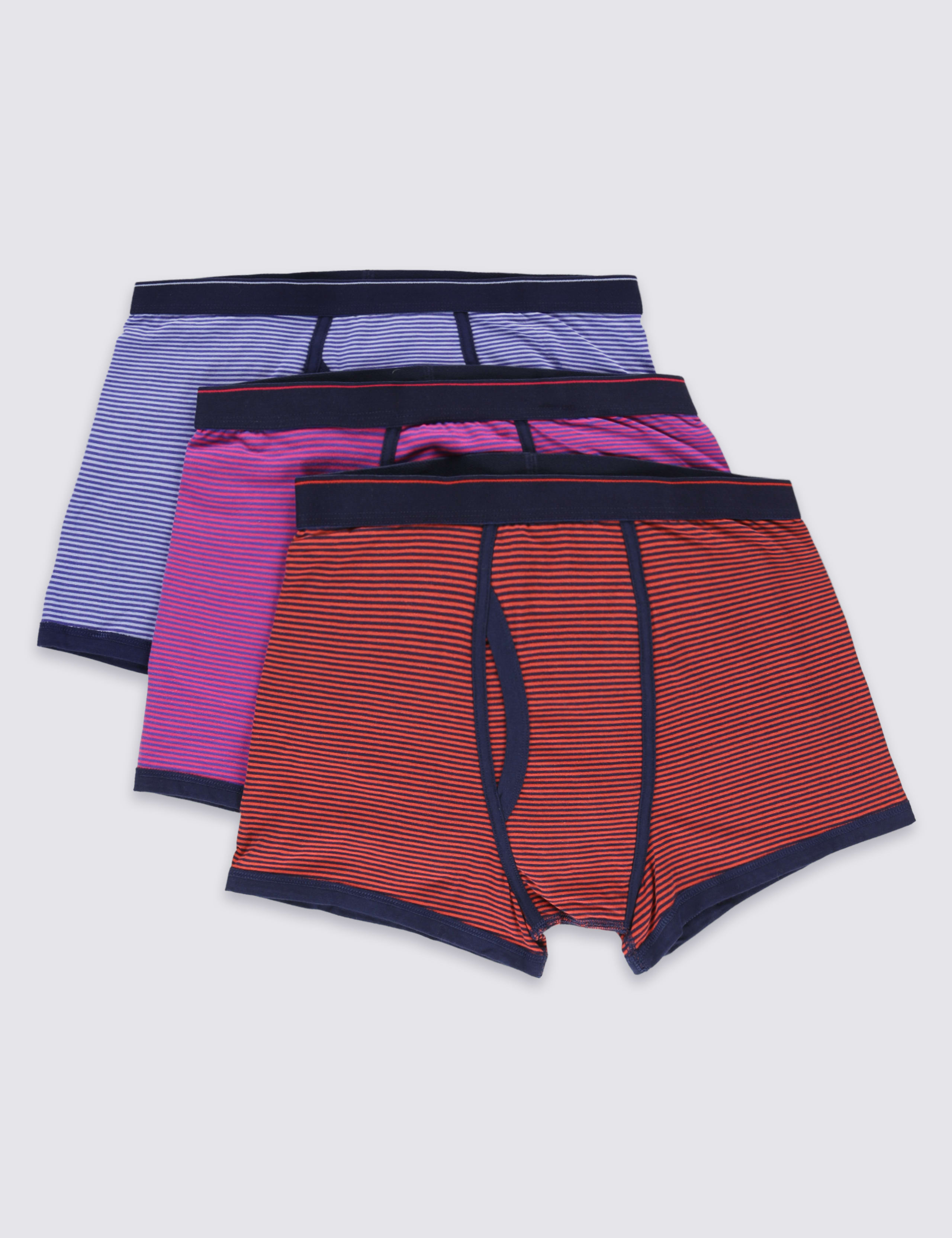 3 Pack Striped Stretch Trunks 2 of 3