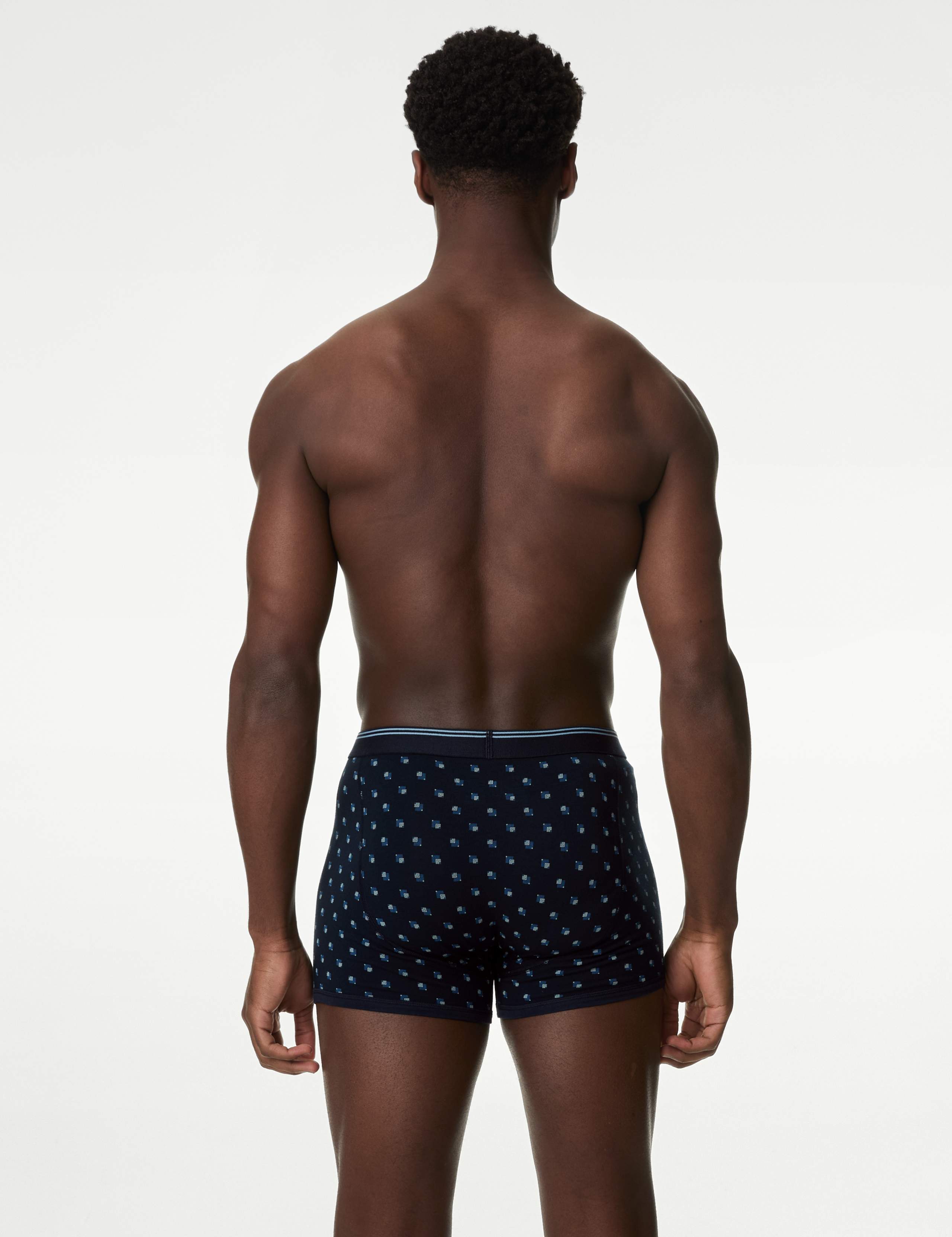 5 Pack Cotton Rich Cool & Fresh™ Trunks 3 of 3
