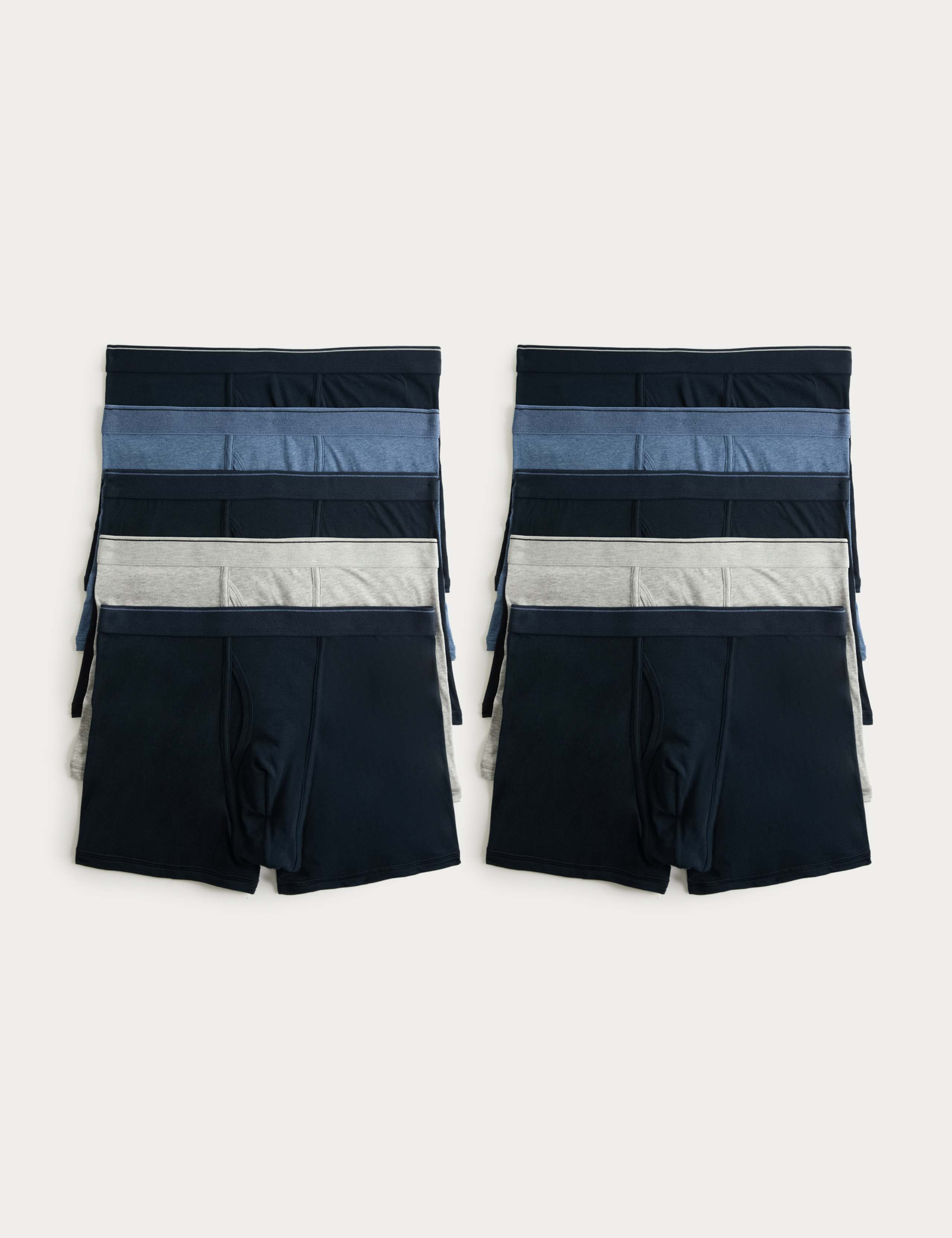 10 Pack Cotton Rich Cool & Fresh™ Trunks 1 of 2