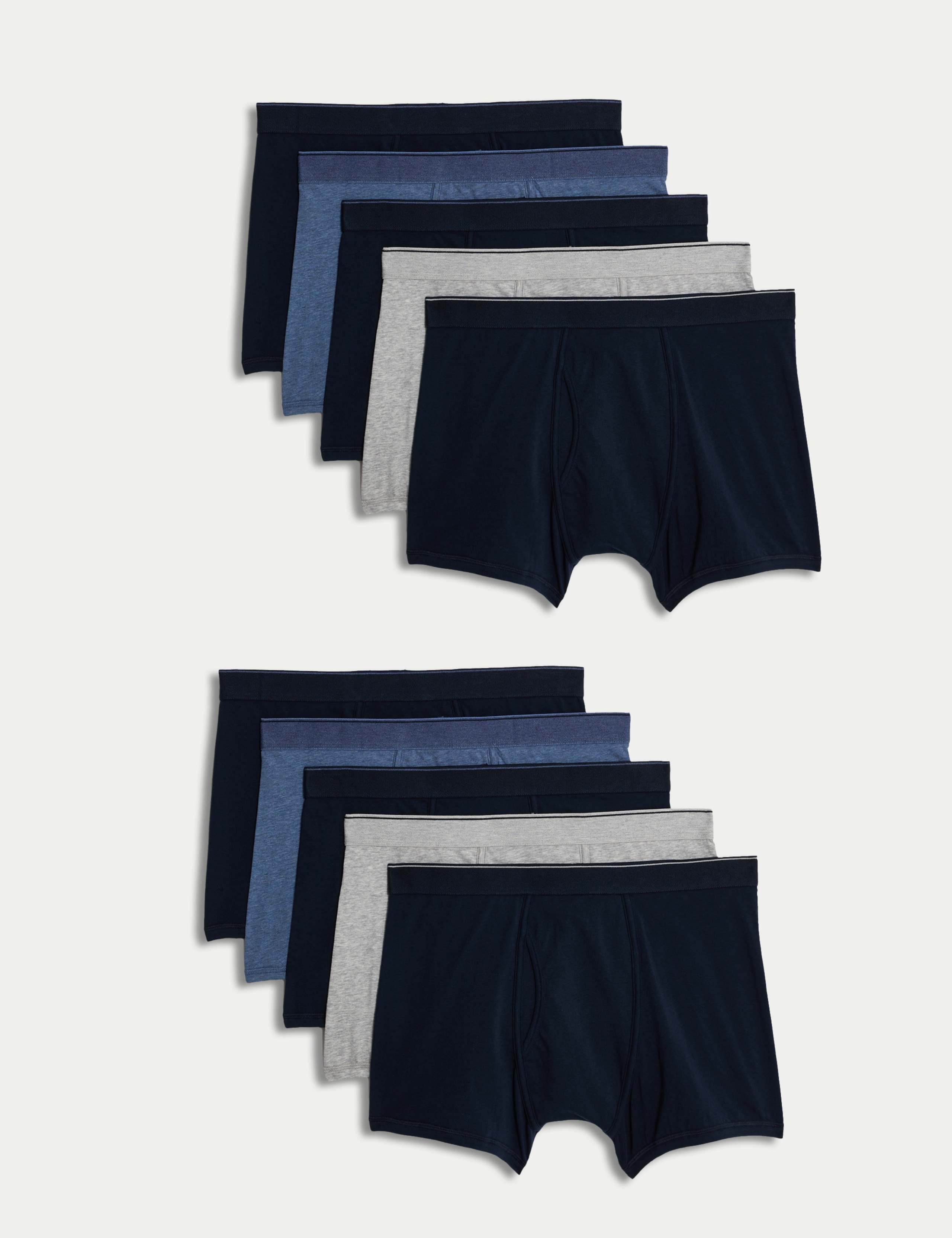 10pk Cotton Rich Cool & Fresh™ Trunks 1 of 1