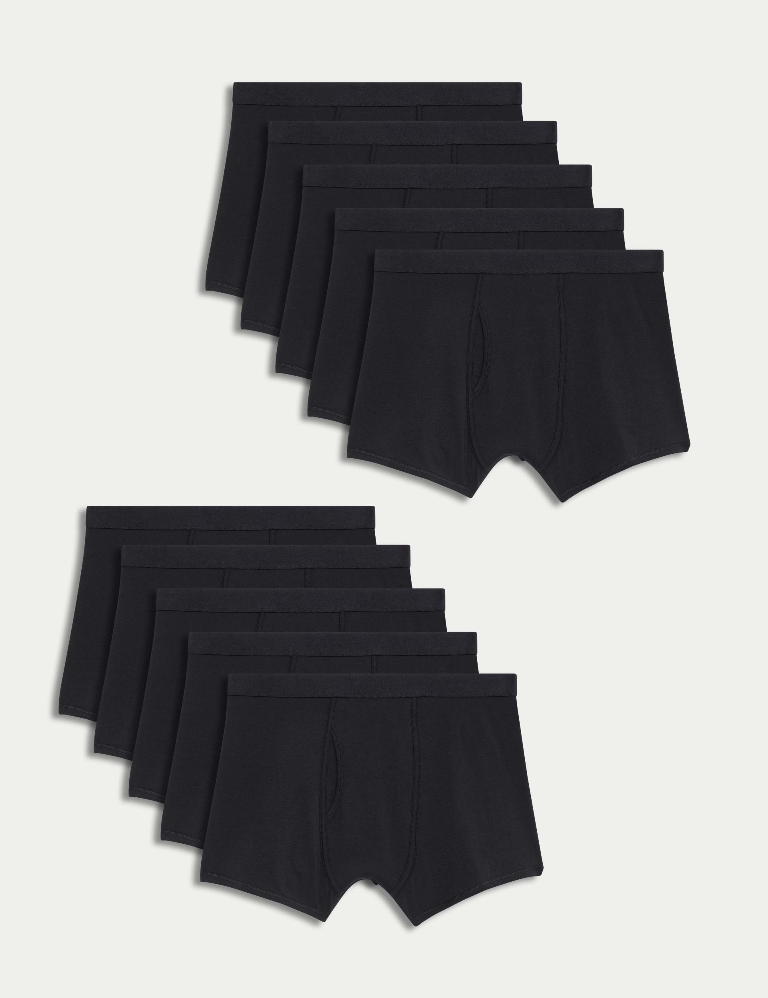 10 Pack Cotton Rich Cool & Fresh™ Trunks 1 of 1