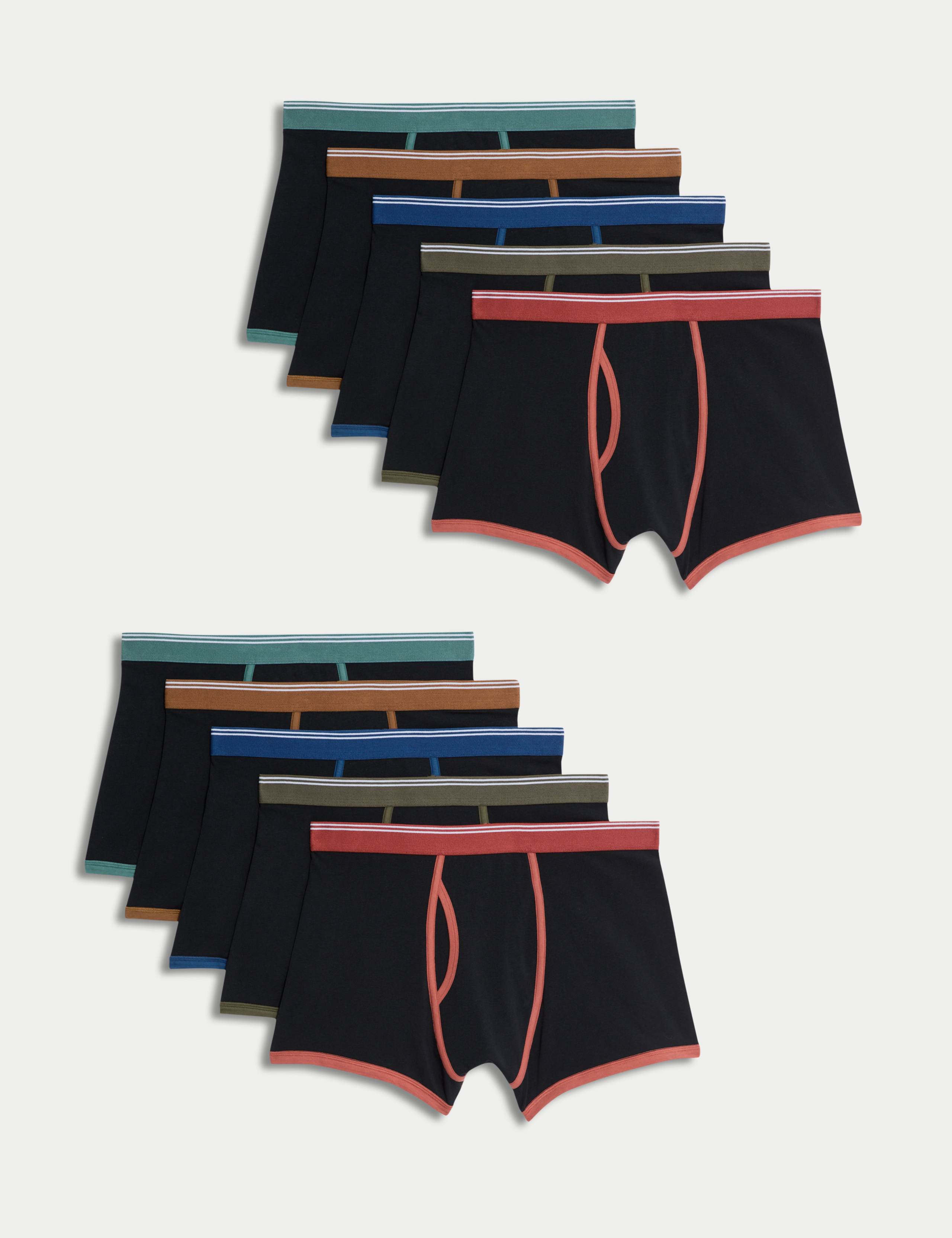 10pk Cotton Rich Cool & Fresh™ Trunks 1 of 1