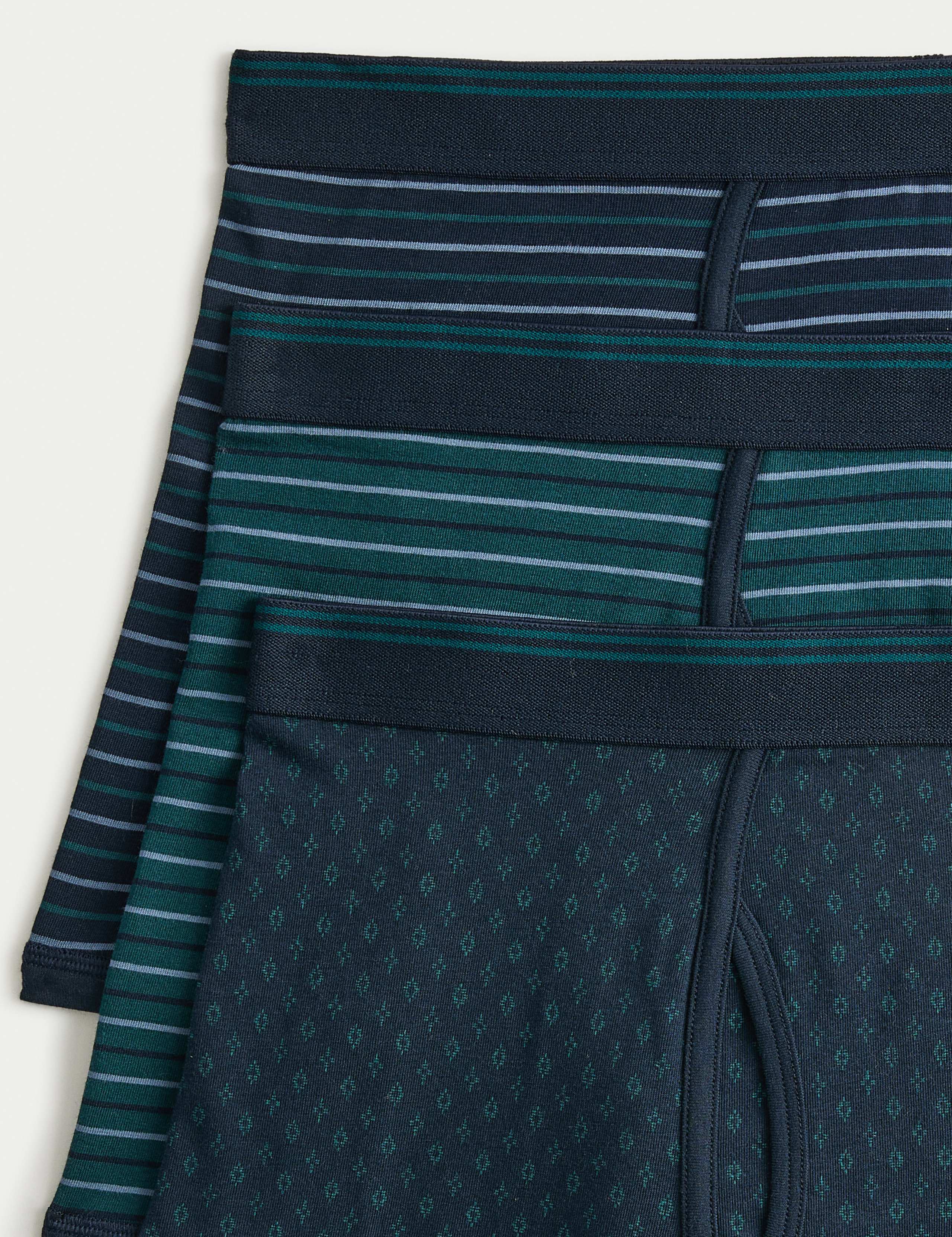 3 Pack Cotton Stretch Cool & Fresh™ Trunks 2 of 2