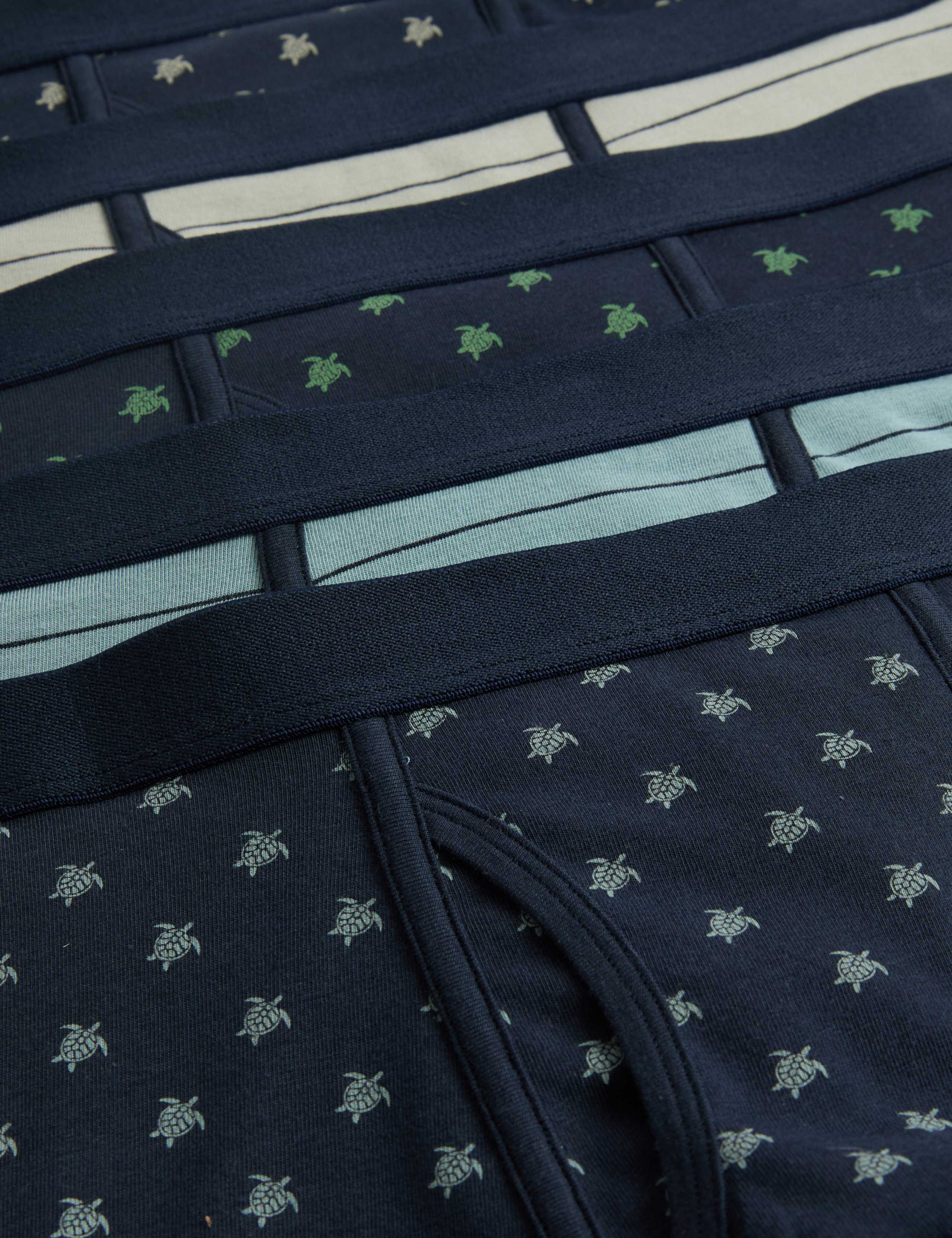 5 Pack Cotton Stretch Turtle Trunks 2 of 2
