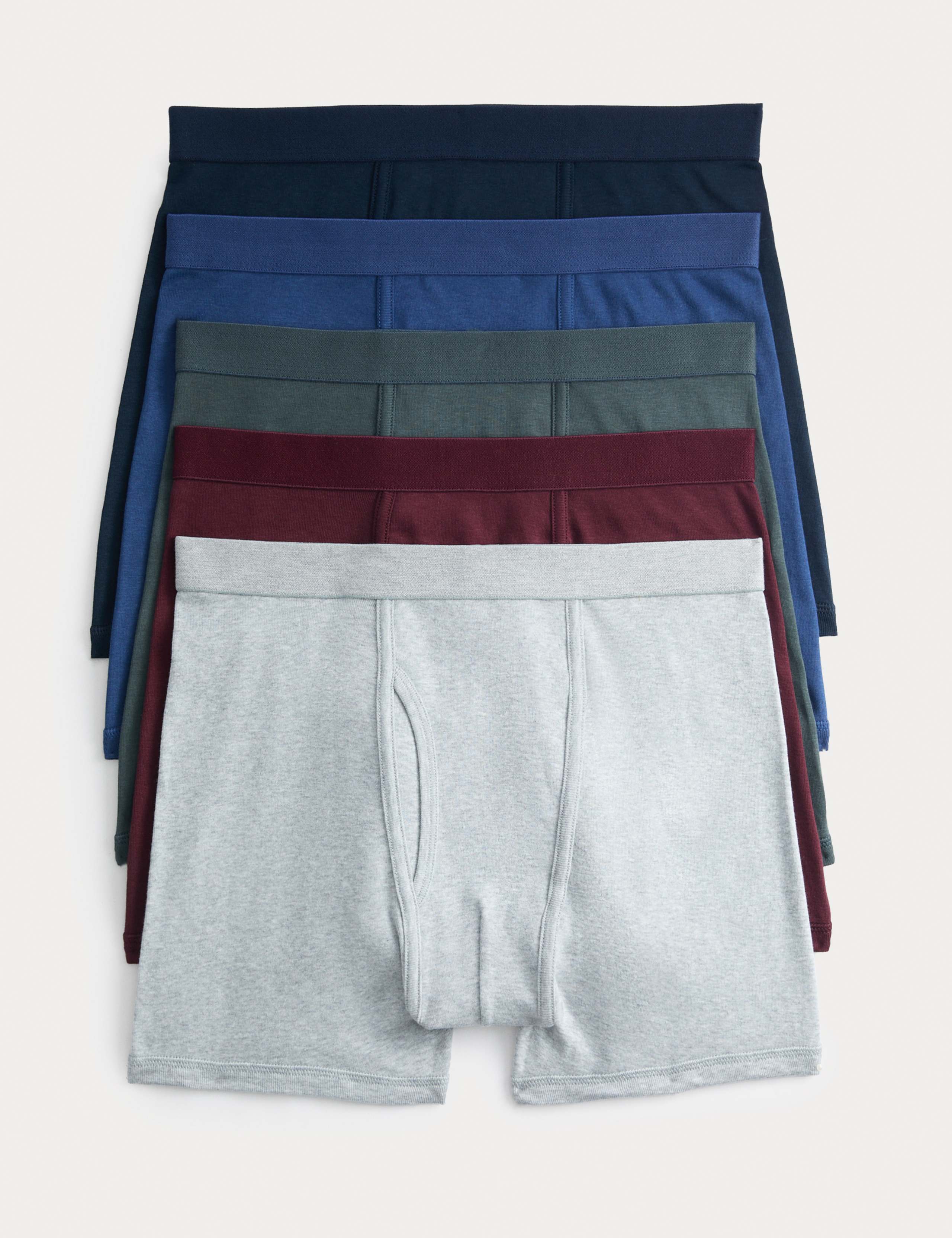 5 Pack Pure Cotton Cool & Fresh™ Trunks 1 of 4