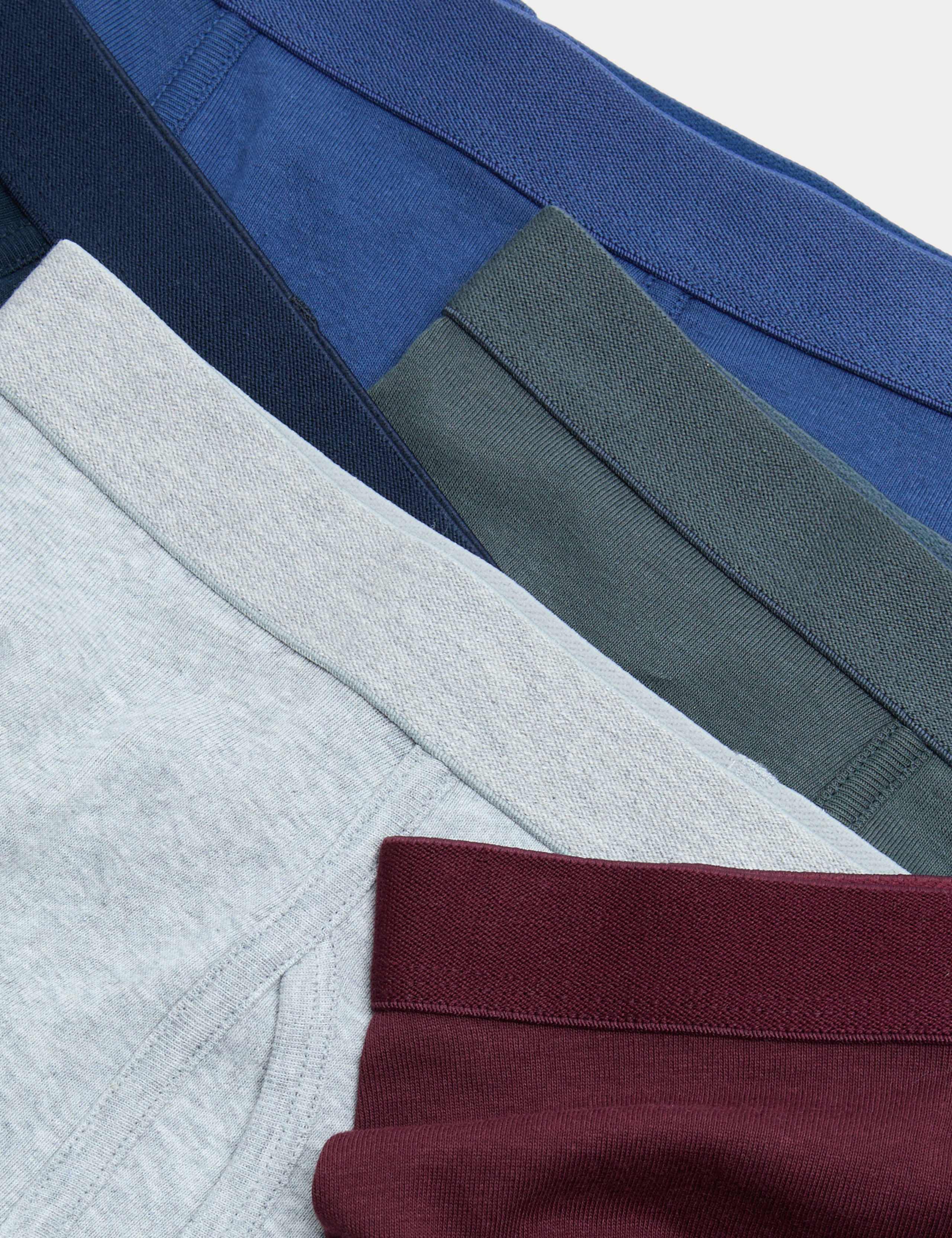 5 Pack Pure Cotton Cool & Fresh™ Trunks 3 of 4