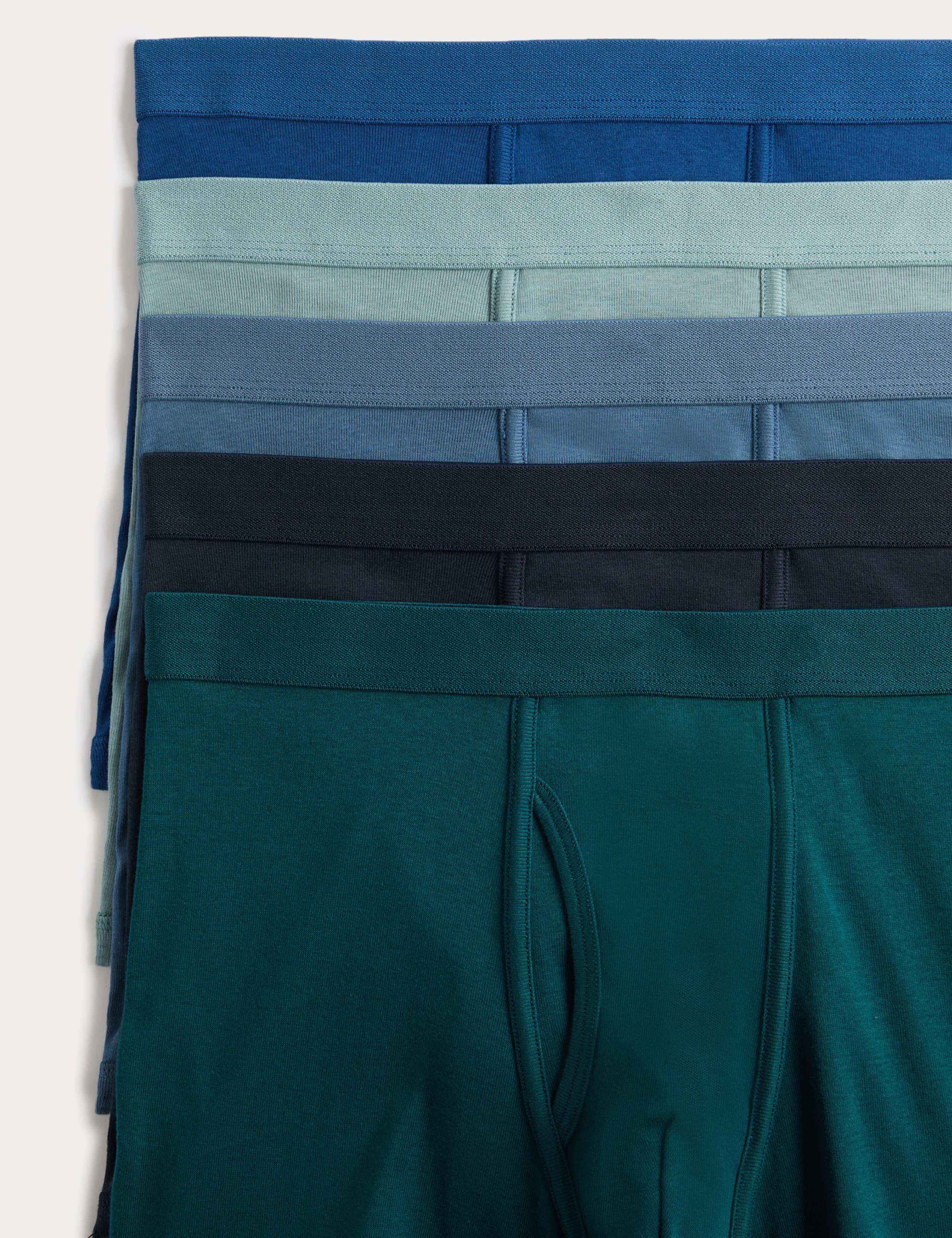 5 Pack Pure Cotton Cool & Fresh™ Trunks 2 of 2