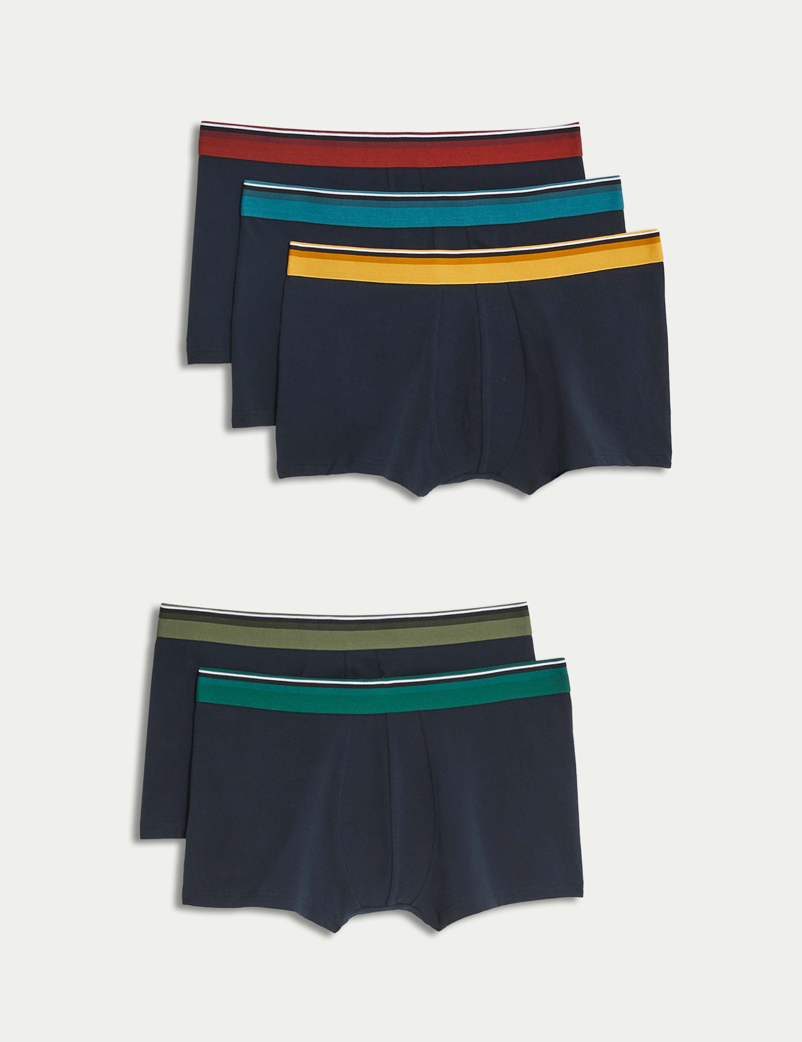 5pk Cotton Rich Cool & Fresh™ Hipsters 1 of 3