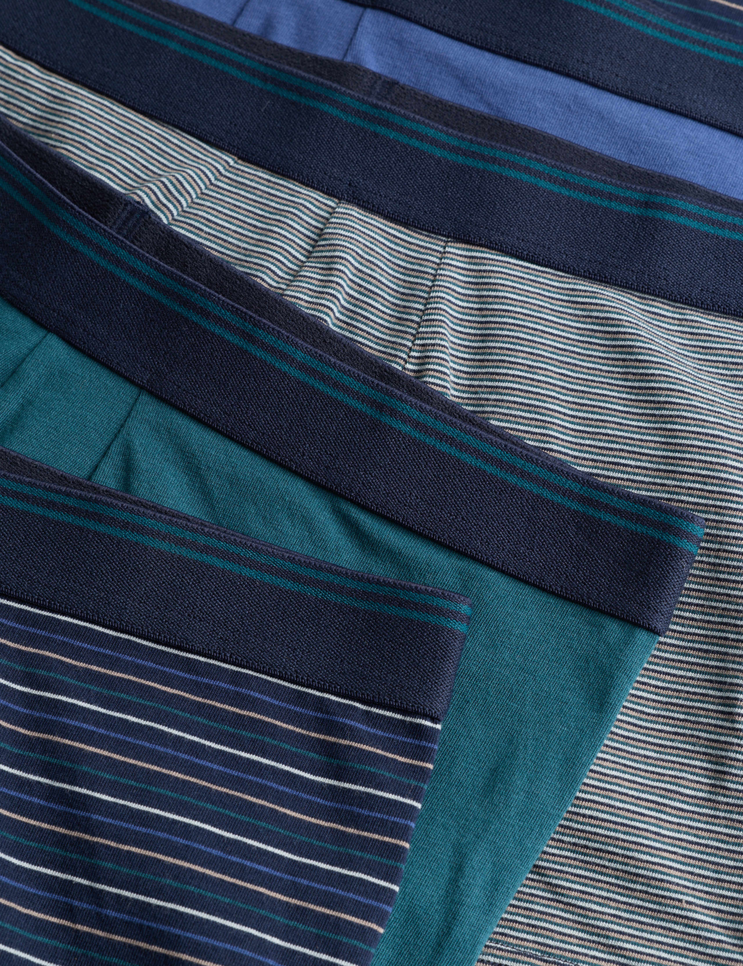 5 Pack Cotton Stretch Cool & Fresh™ Striped Hipsters 2 of 2