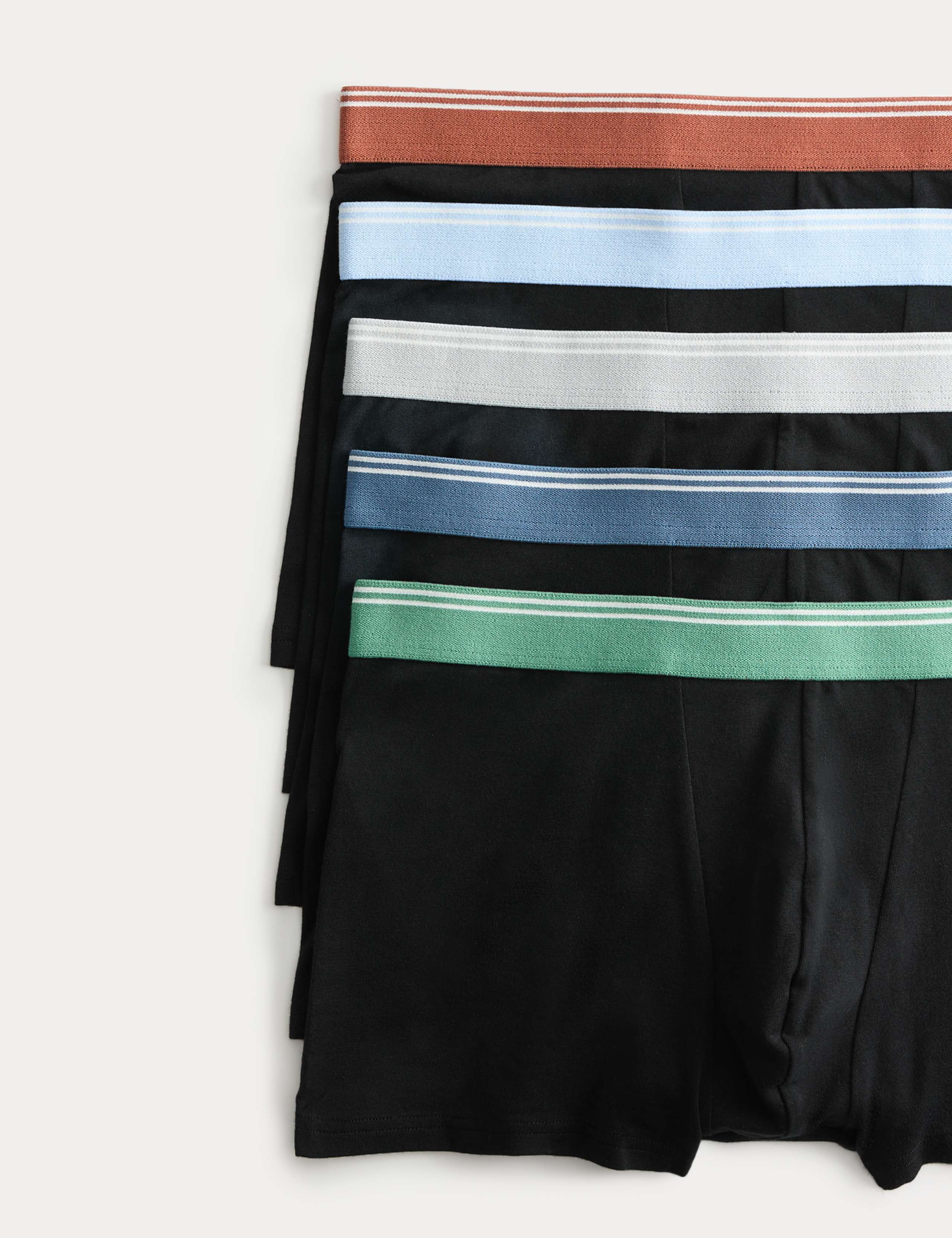 5 Pack Cotton Stretch Hipsters 2 of 2