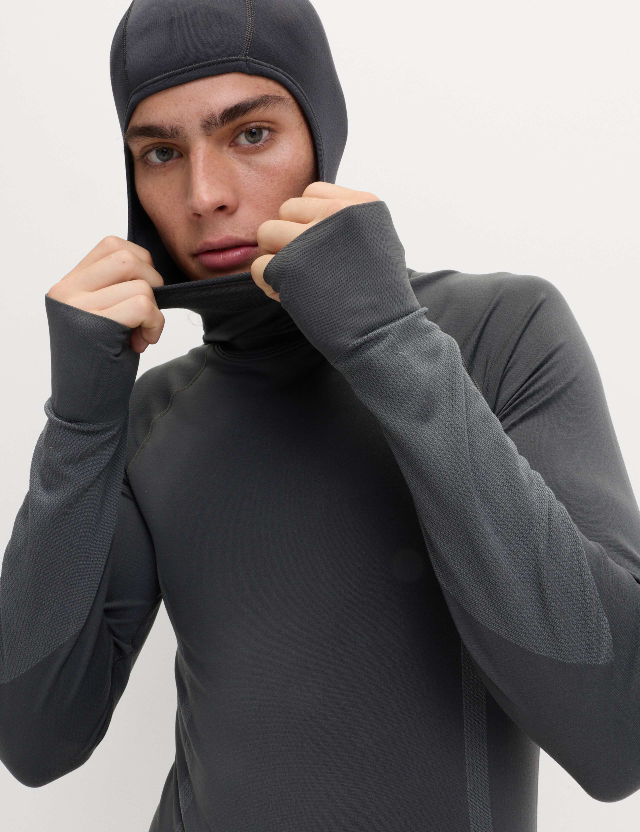 Hooded Ski Long Sleeve Thermal Top 6 of 6