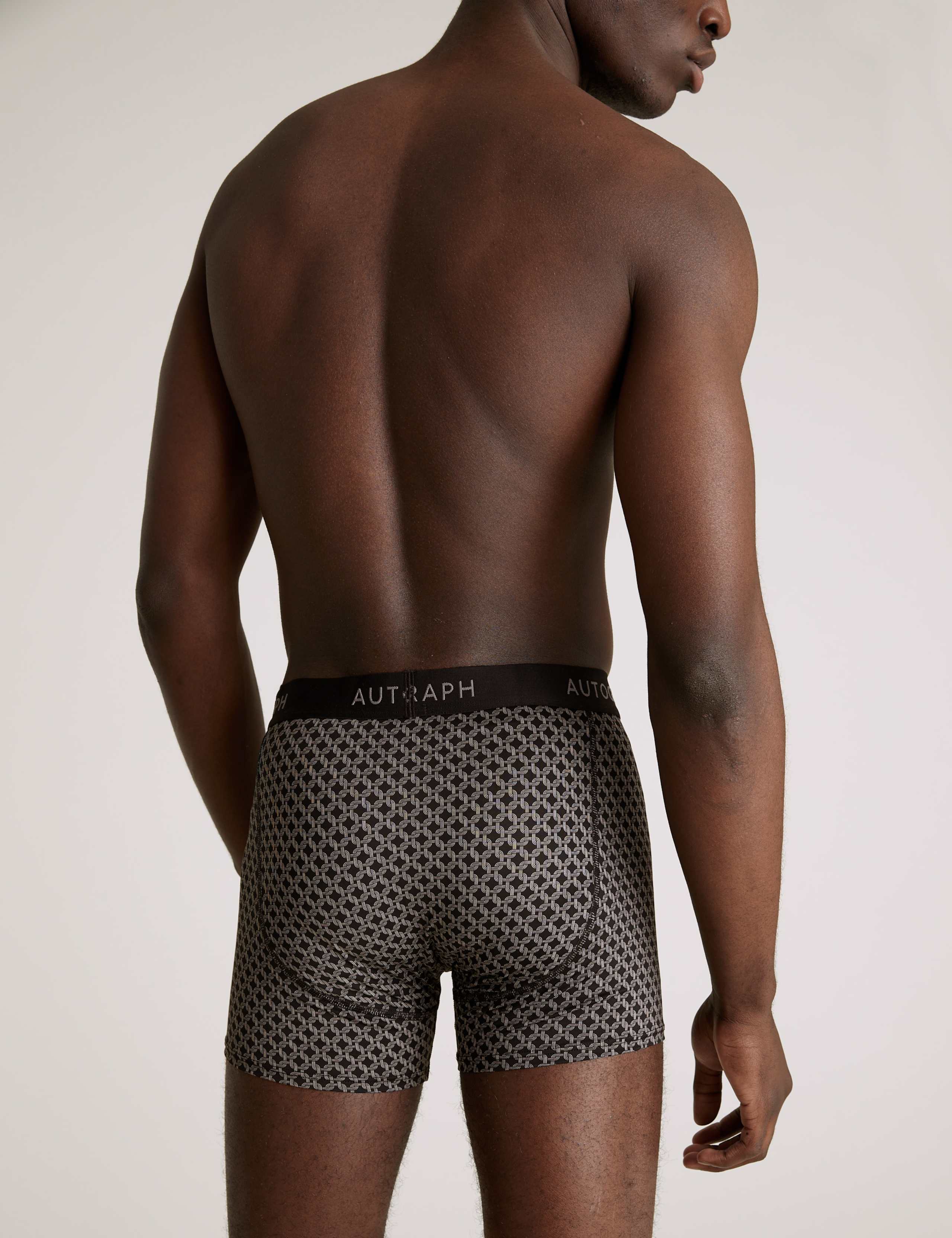 3pk Microskin Chain Print Trunks 3 of 4