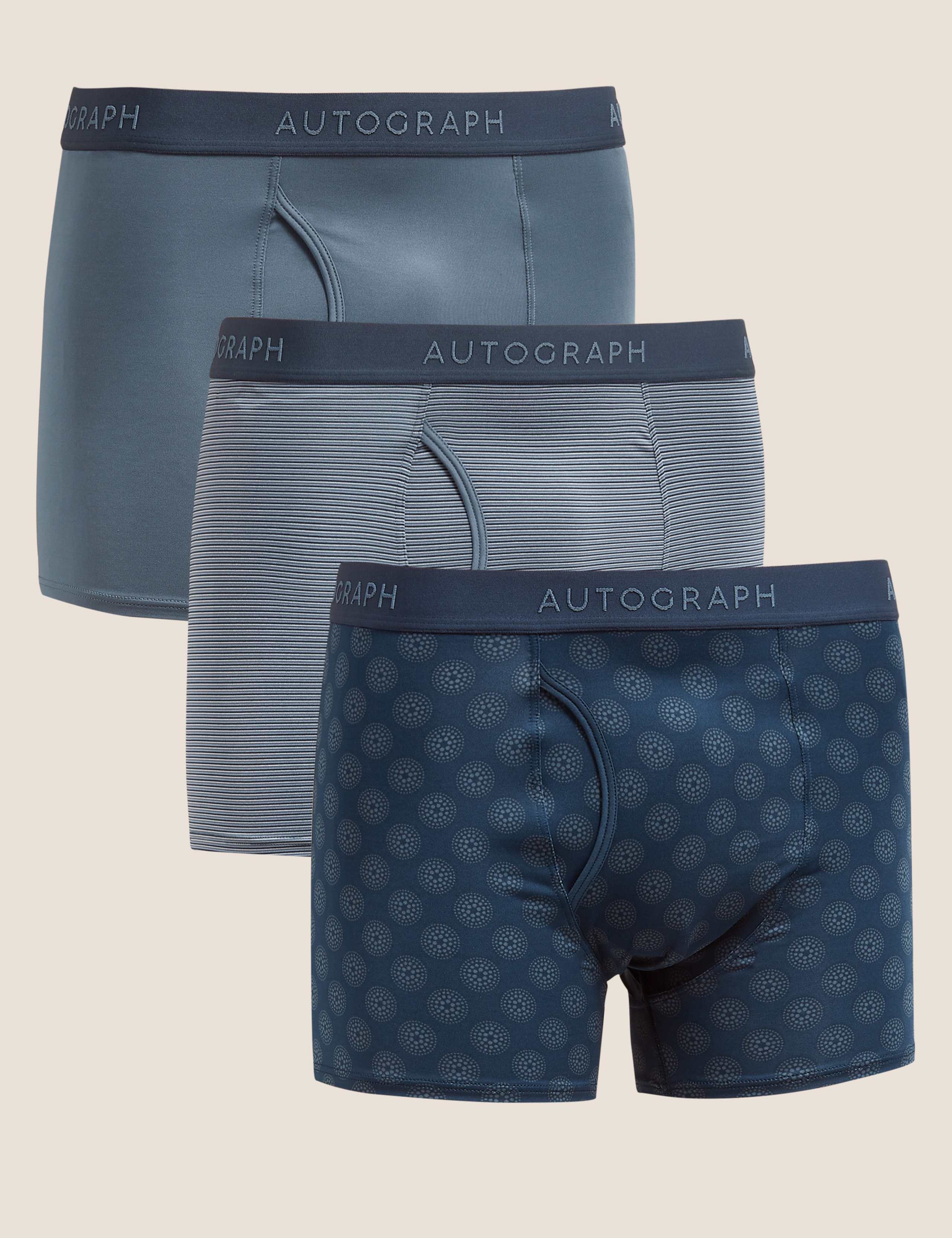 3pk Microskin Trunks 1 of 4