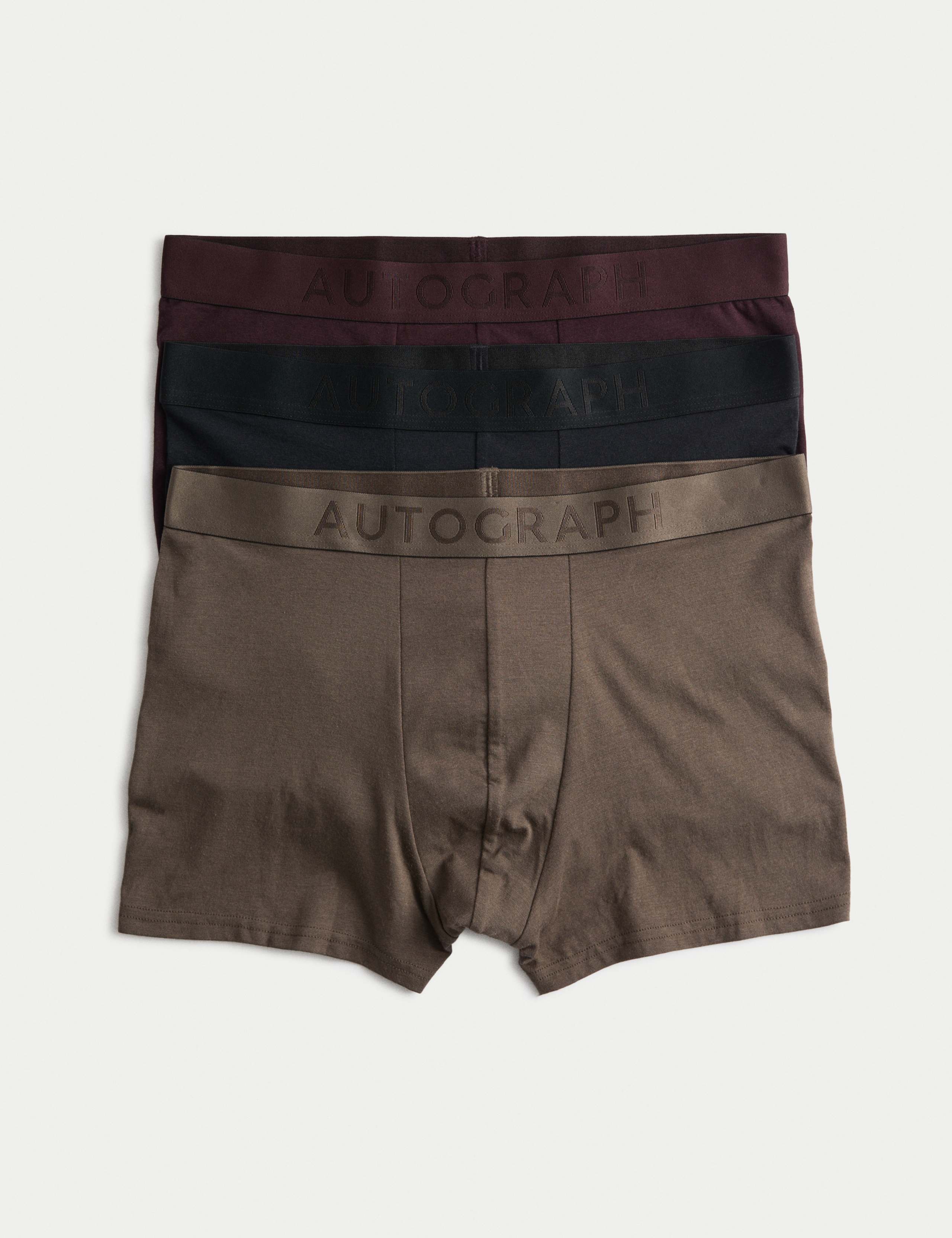 3pk Supima® Cotton Modal Supersoft Trunk Box 2 of 5