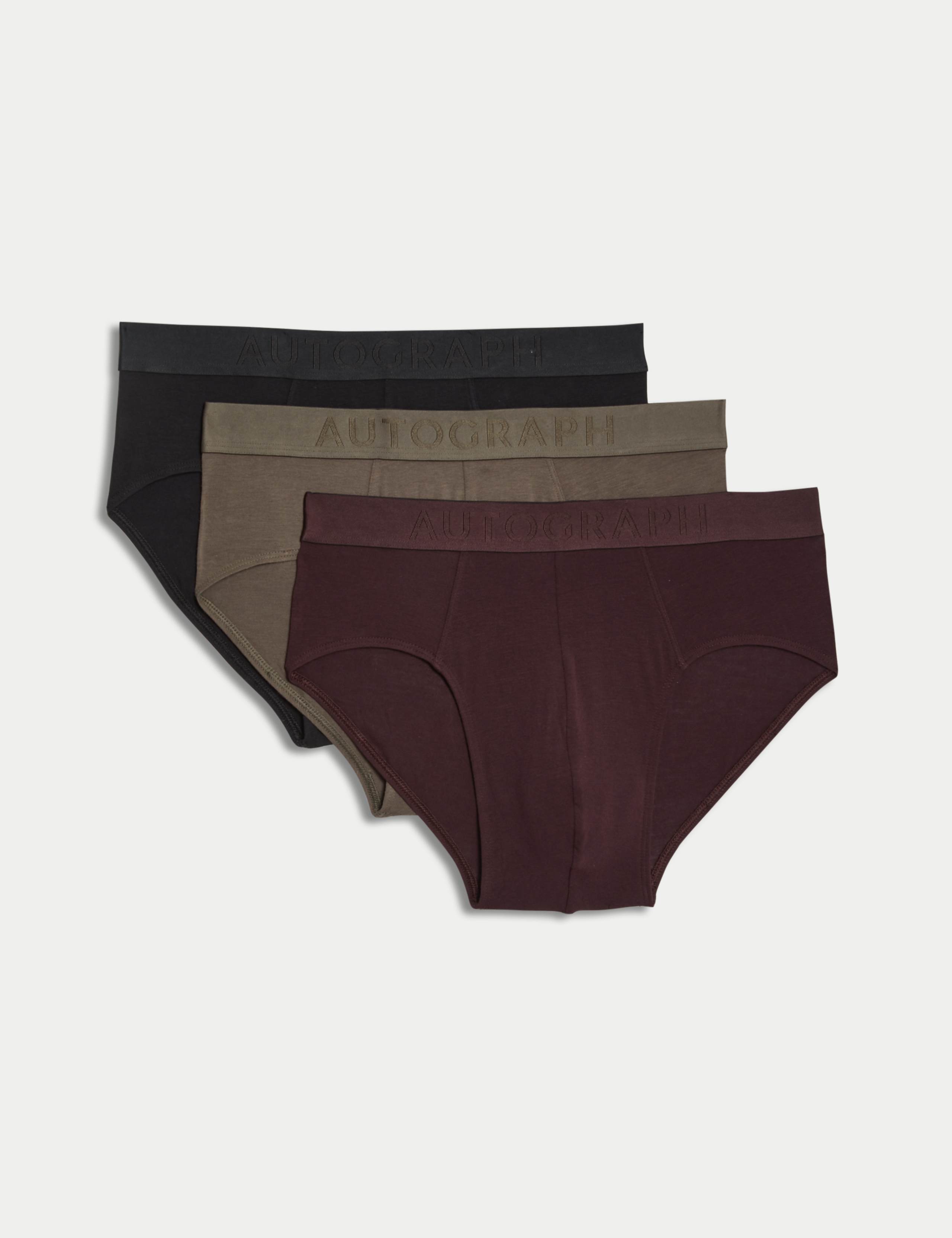 3pk Supima Cotton Modal Supersoft Briefs 2 of 3