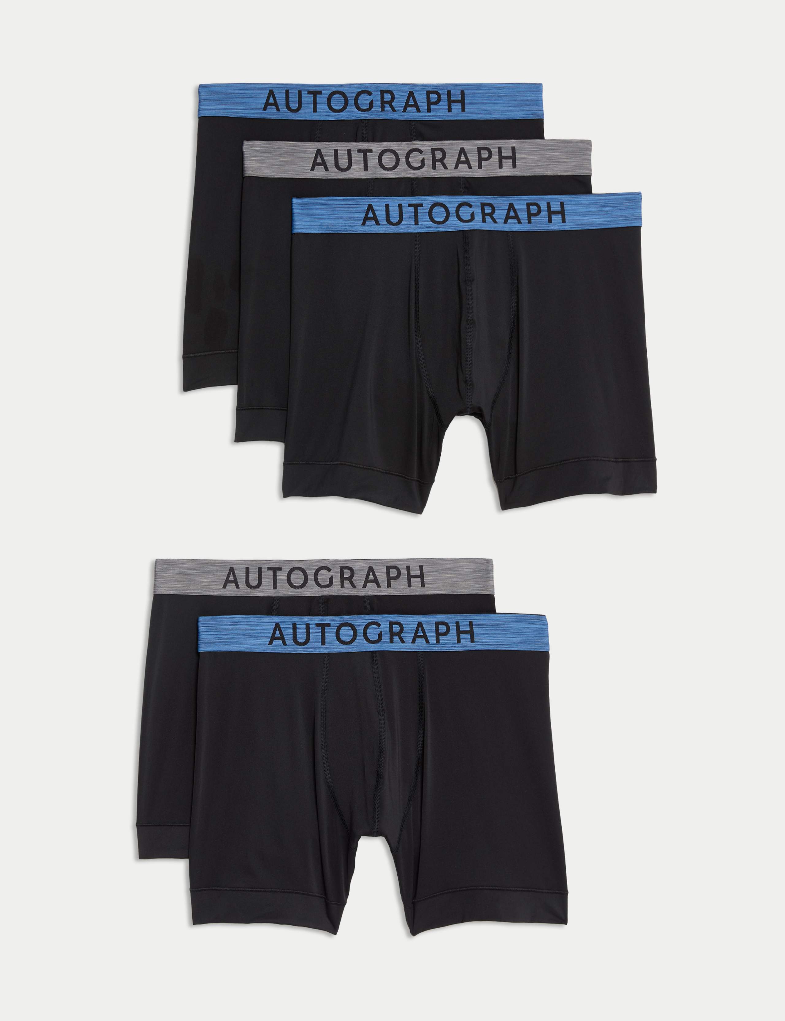 5pk Sports Trunks with Stretch 1 of 2