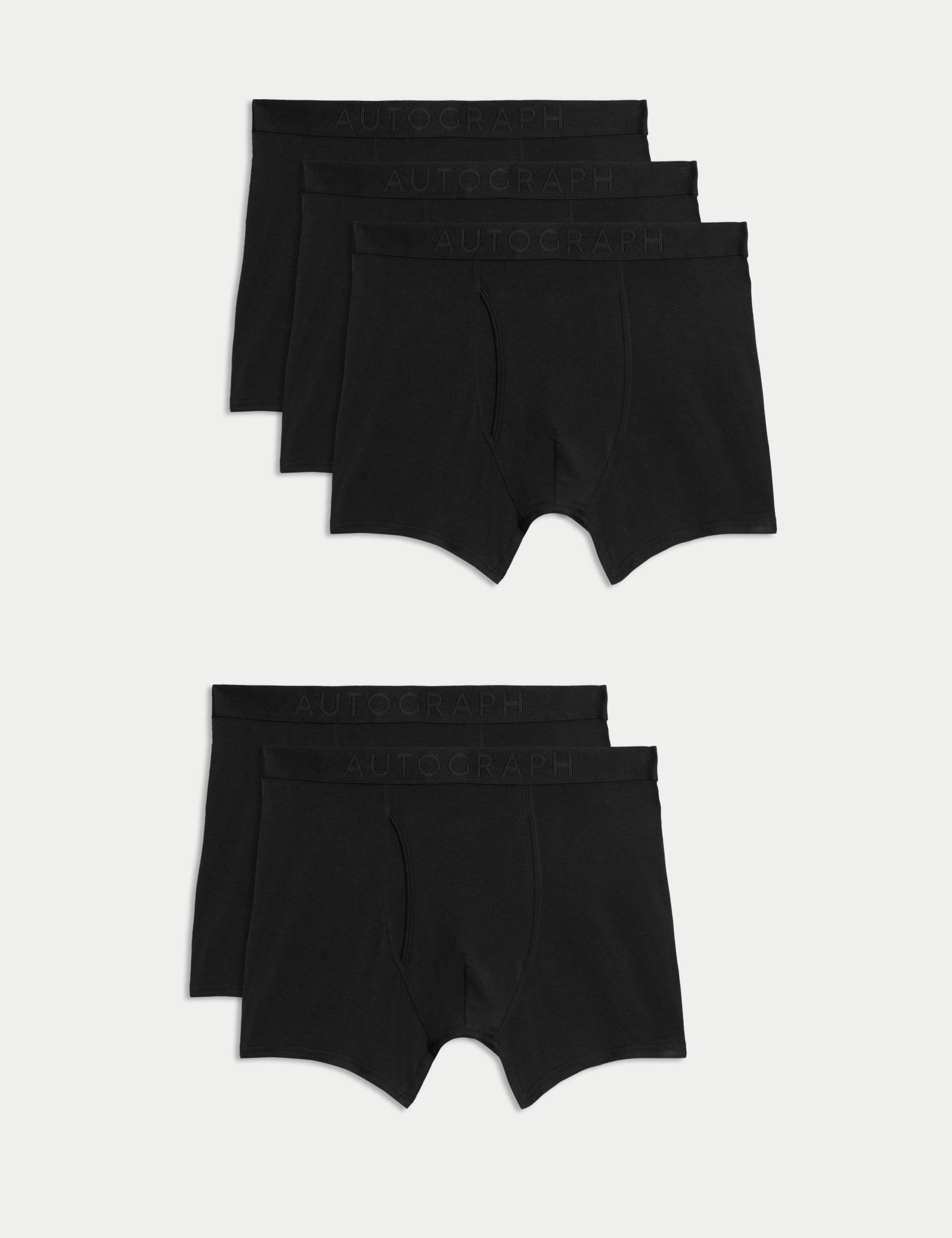 5 Pack Supima Cotton Modal Stretch Trunks 1 of 3