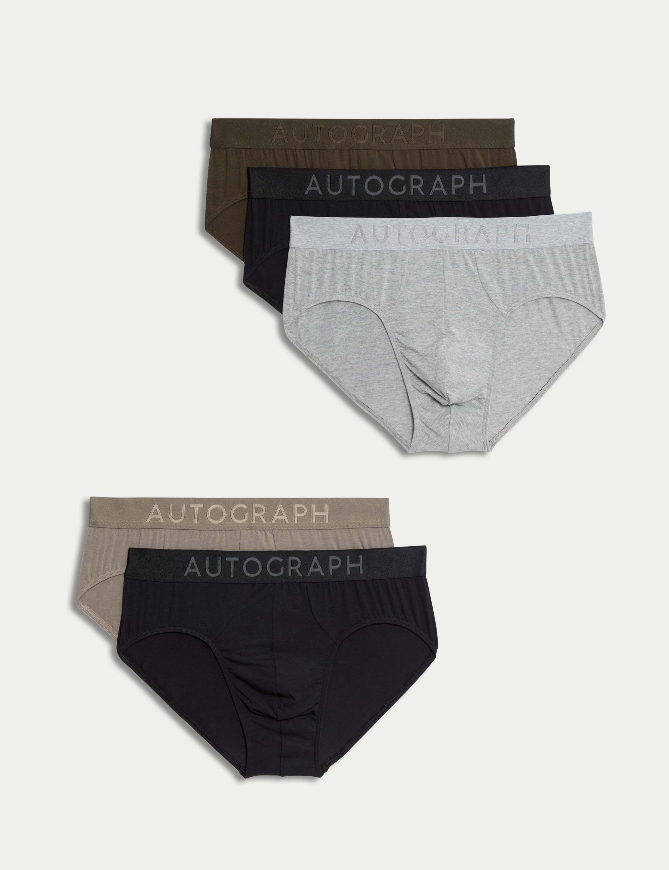 5pk Modal Stretch 360 Flex Briefs 3 of 6